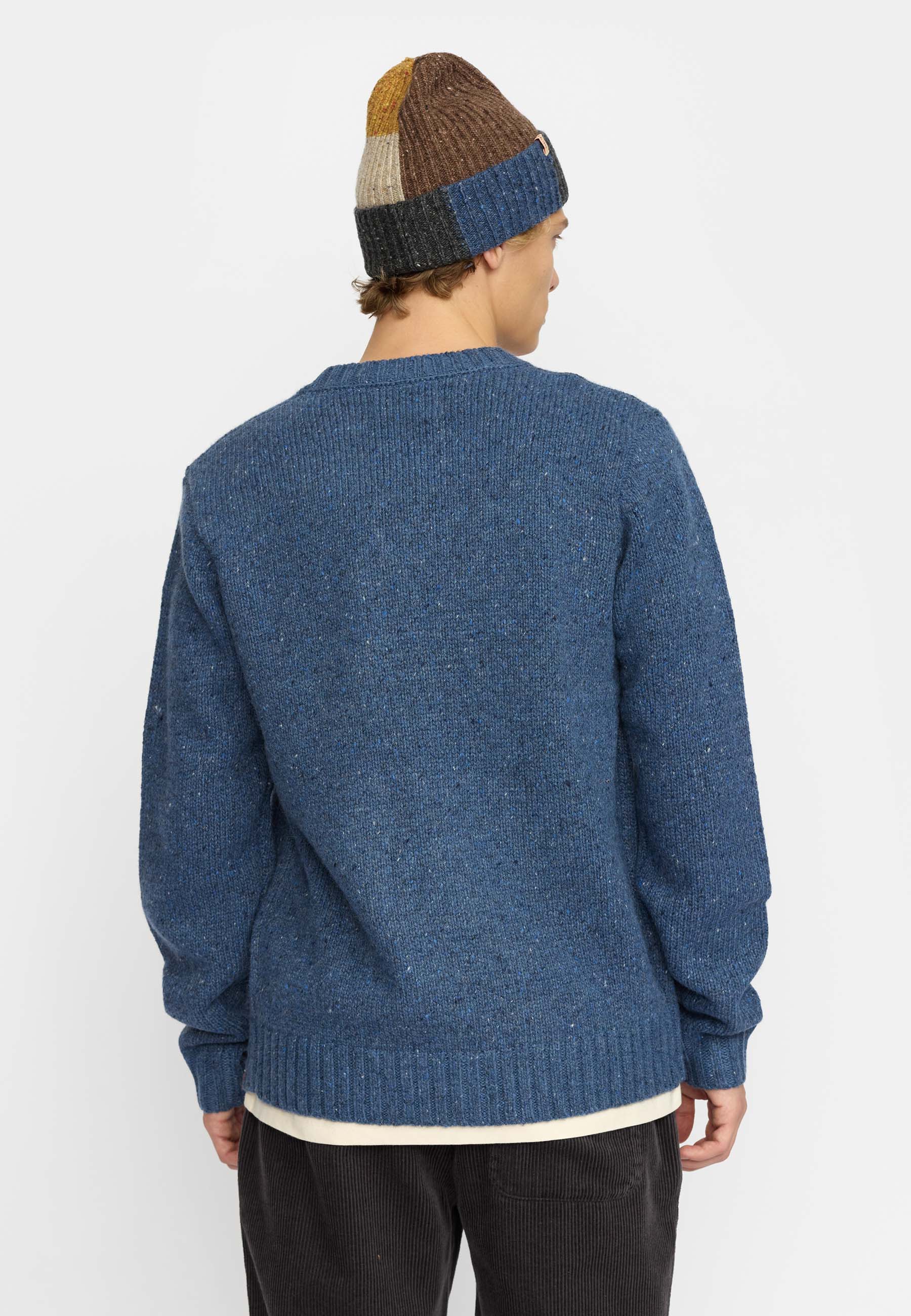 Revolution Knit Cardigan Knitwear Blue