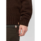 Revolution Knit Cardigan Knitwear Darkbrown