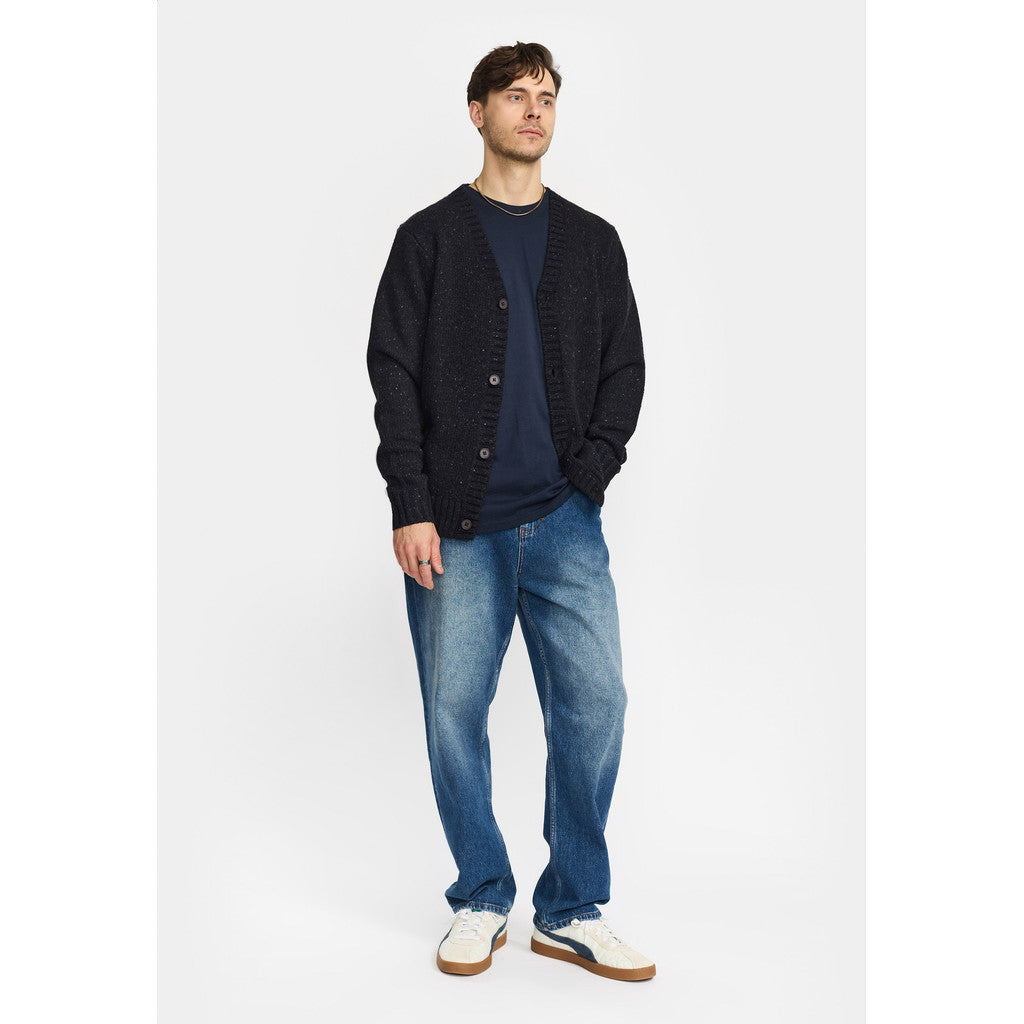 Revolution Knit Cardigan Knitwear Darknavy