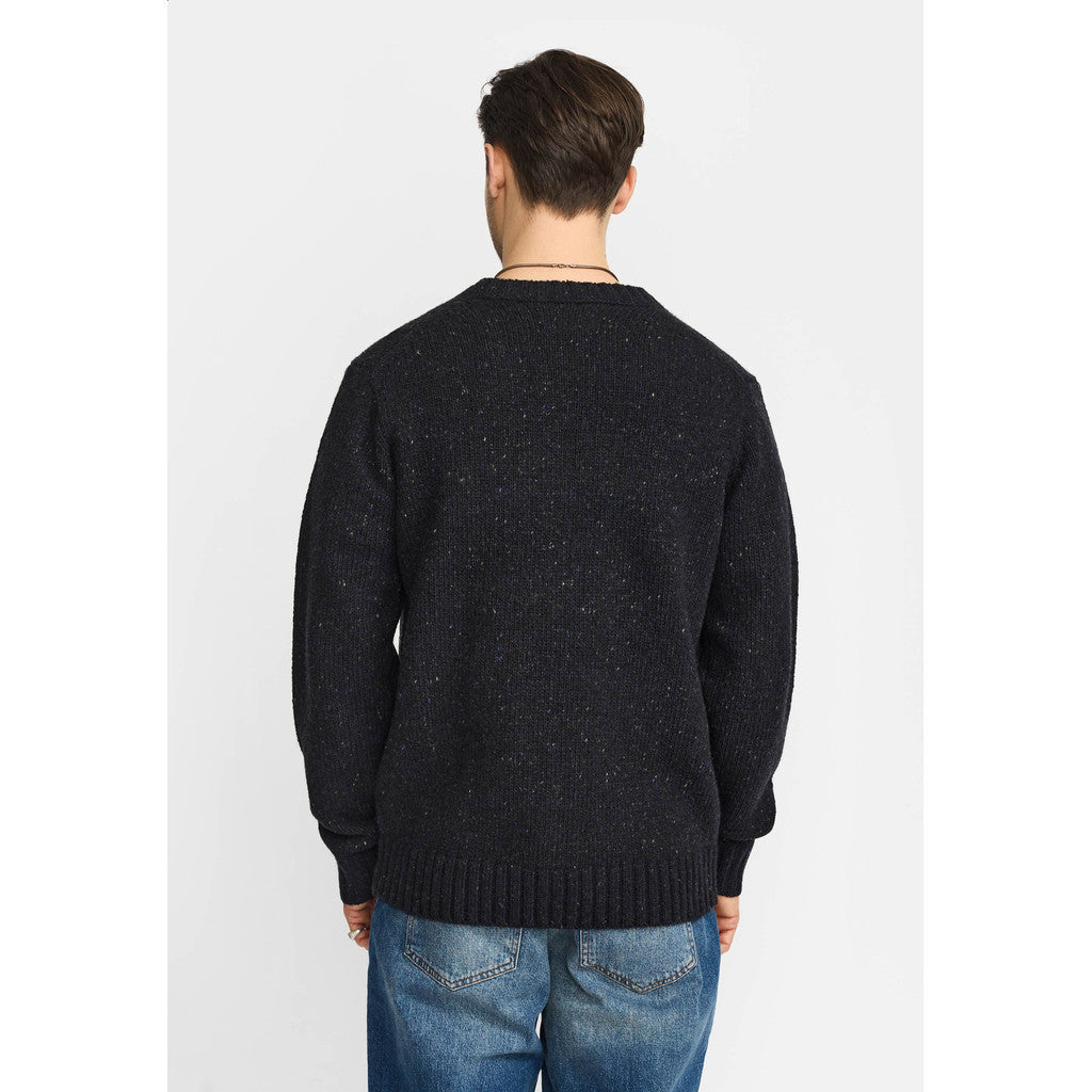 Revolution Knit Cardigan Knitwear Darknavy