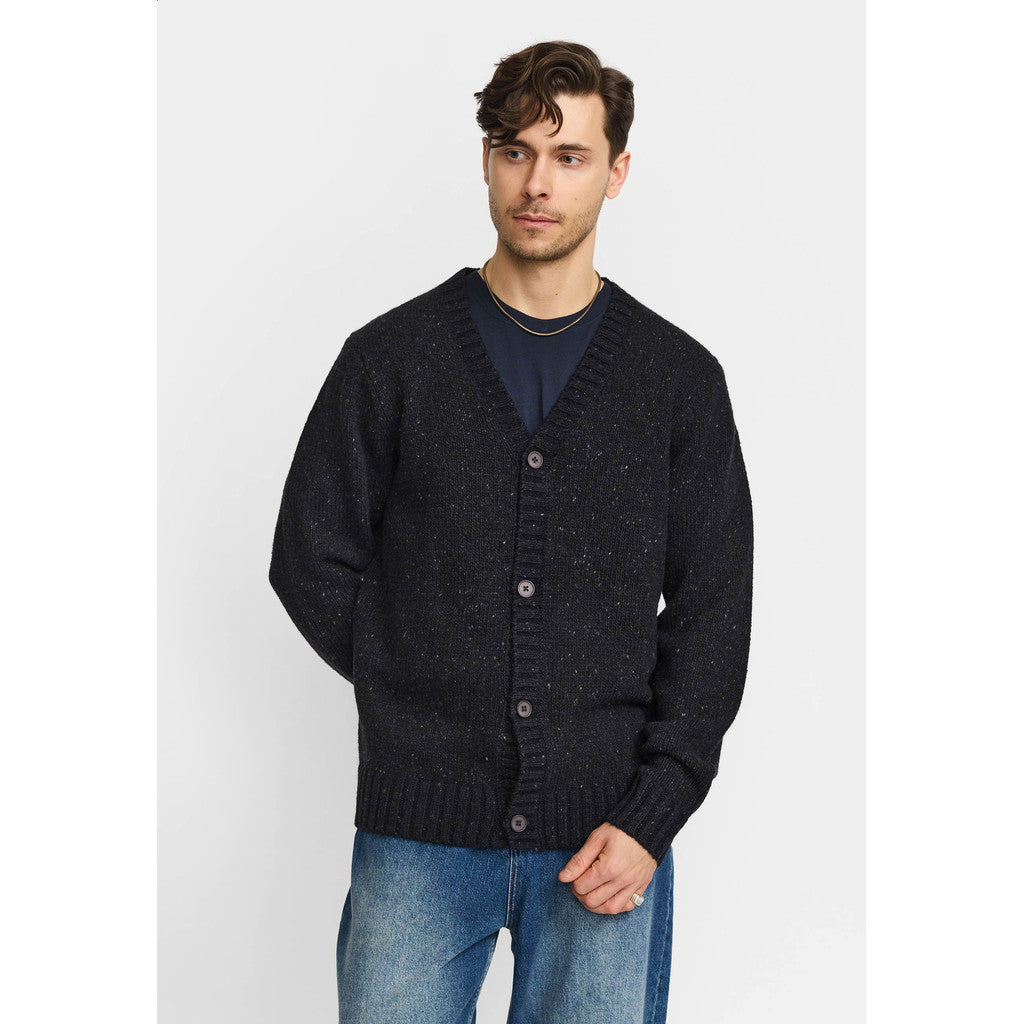 Revolution Knit Cardigan Knitwear Darknavy