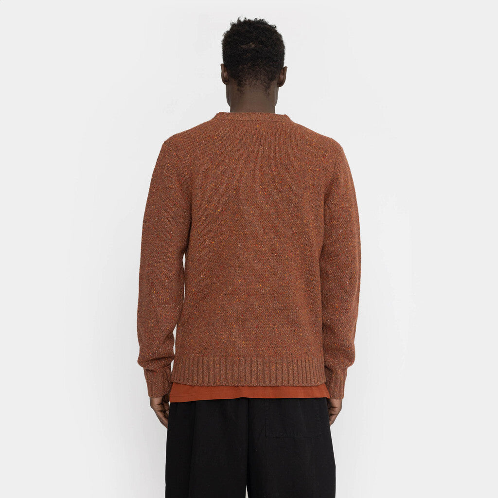 Revolution Knit Cardigan Knitwear Darkred