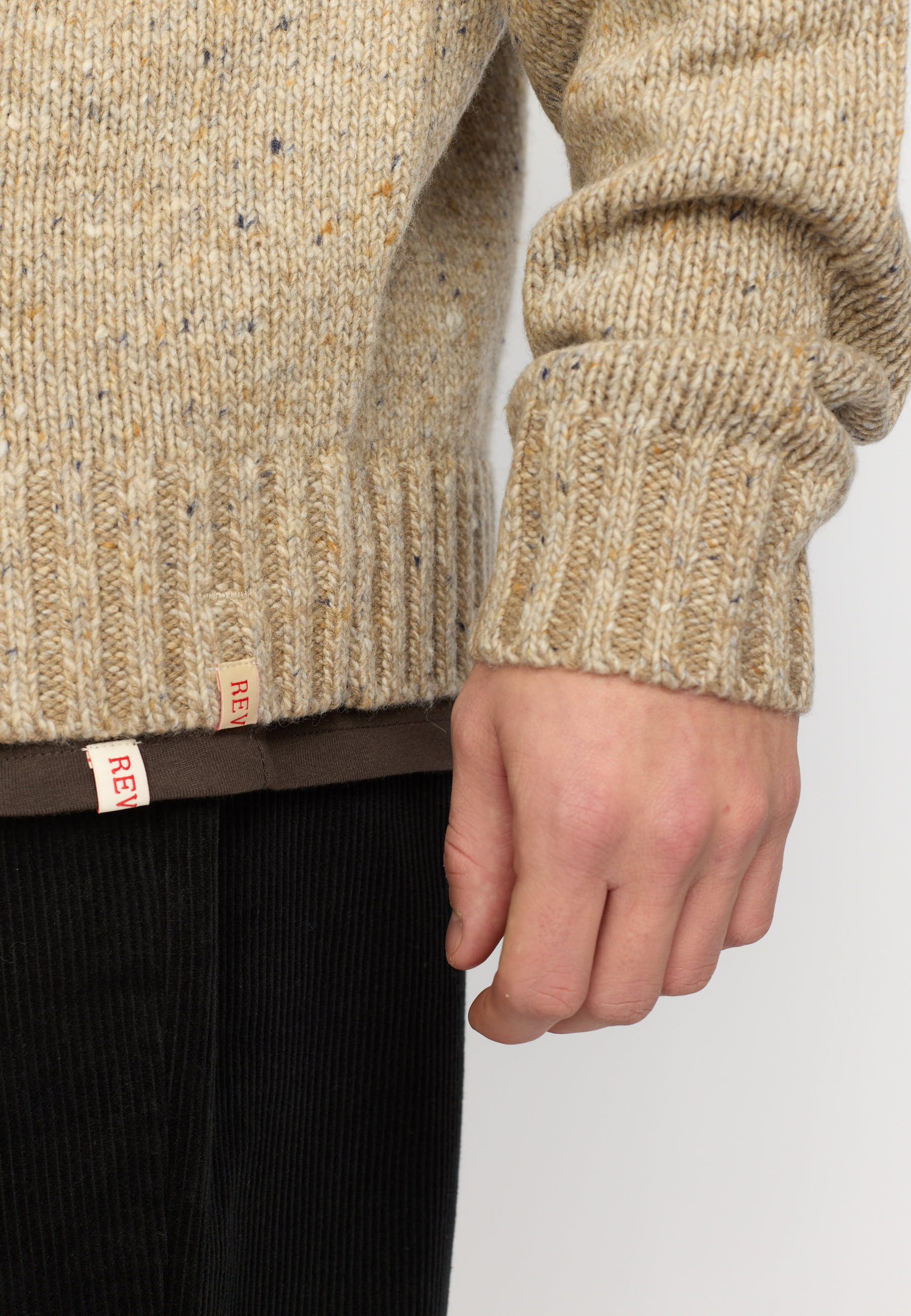 Revolution Knit Cardigan Knitwear Offwhite