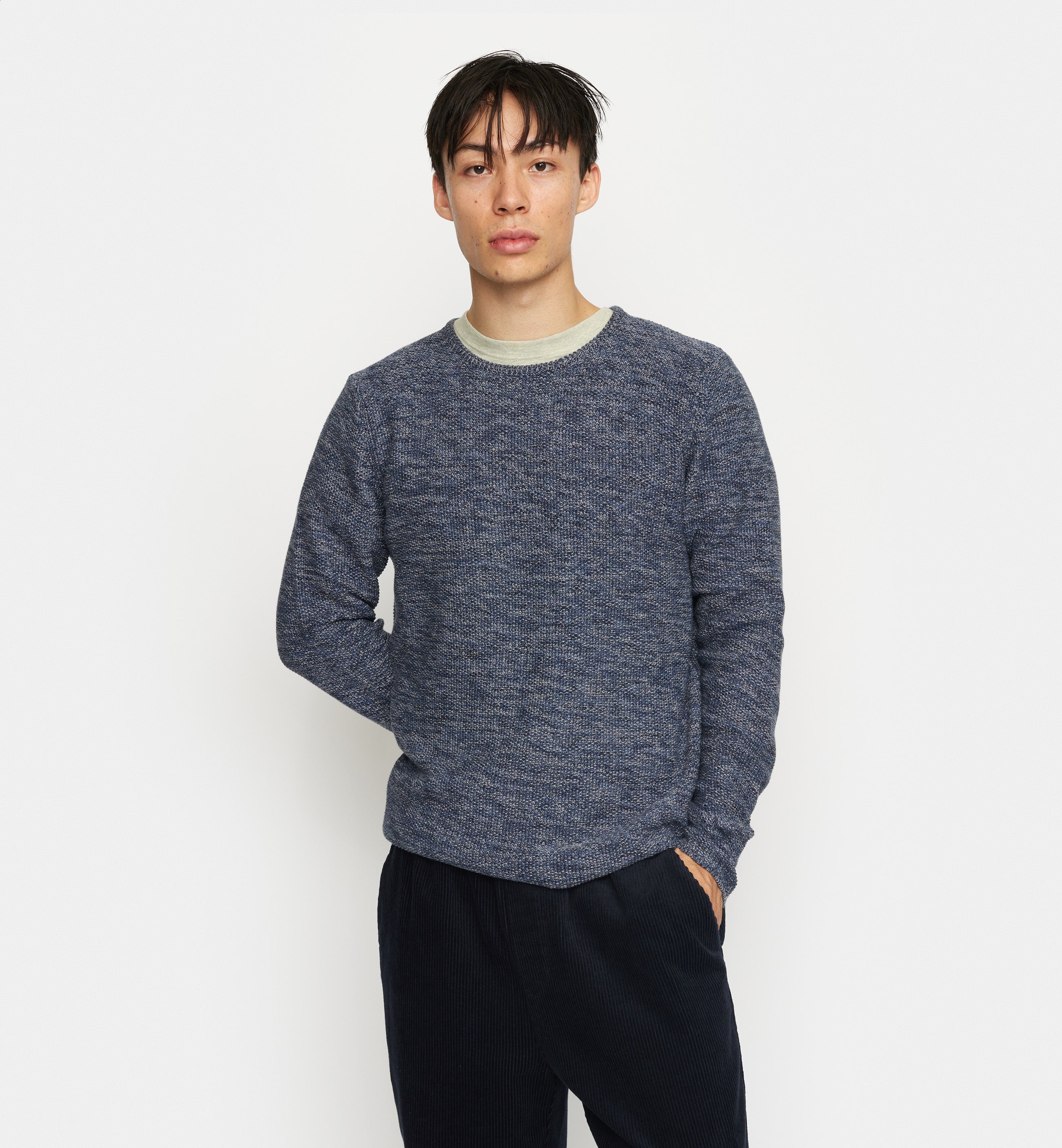 Revolution Knit Sweater Knitwear Blue-mix