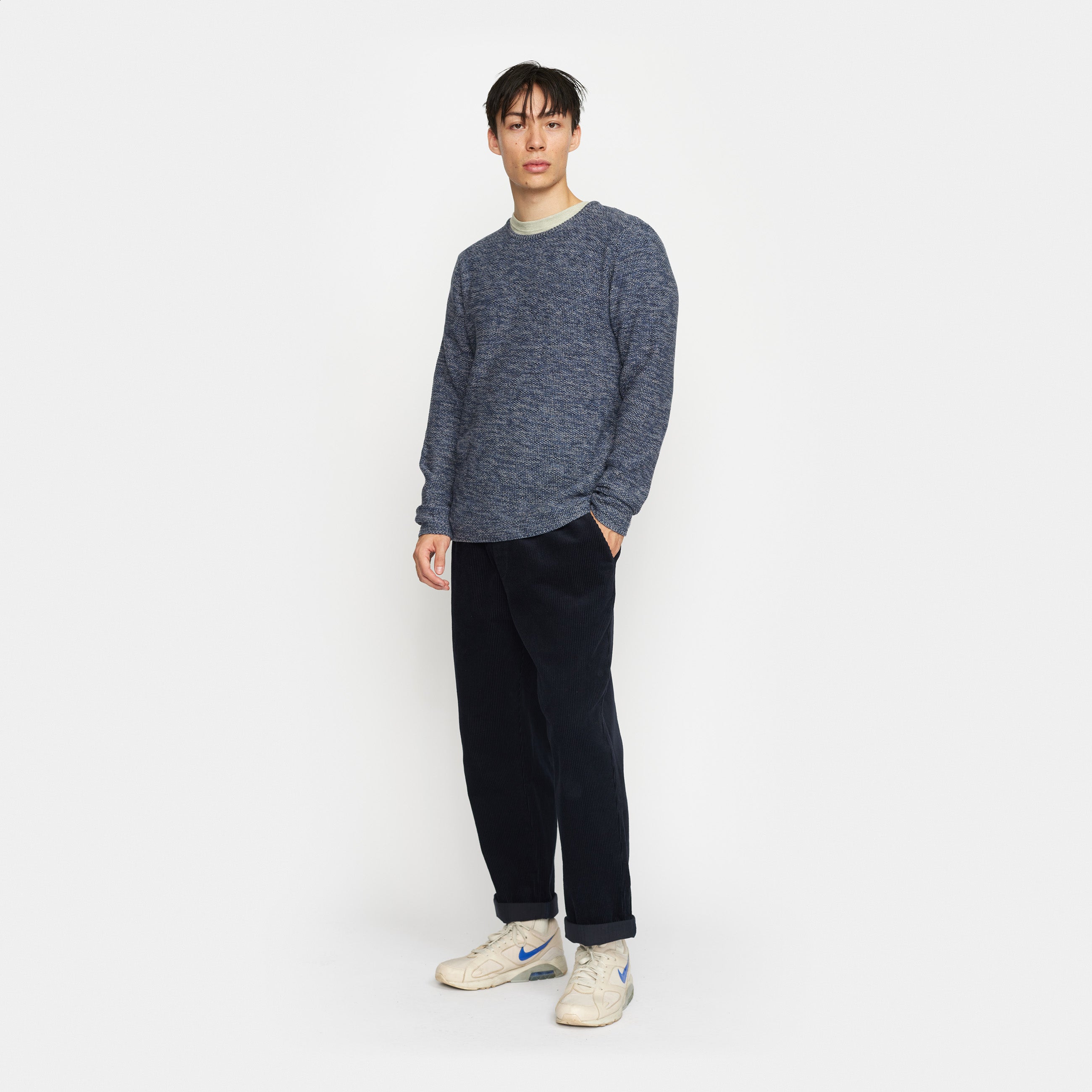 Revolution Knit Sweater Knitwear Blue-mix