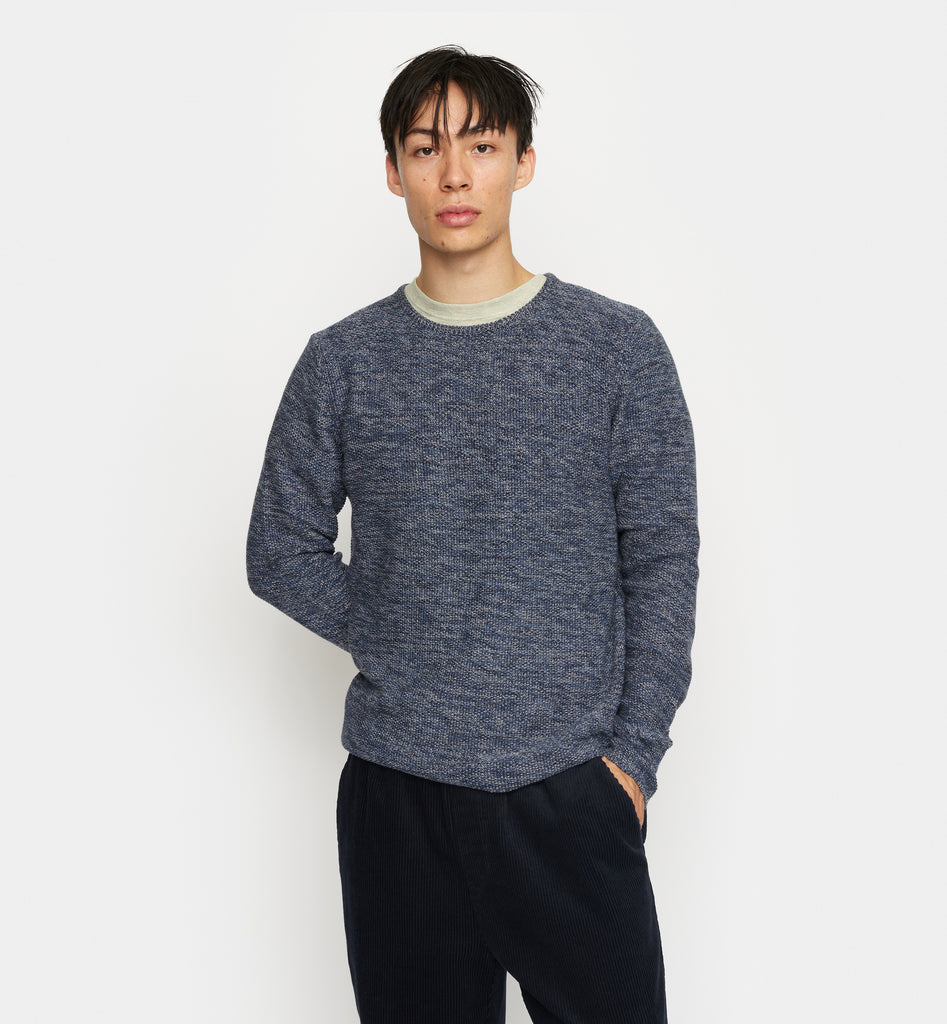 Revolution Knit Sweater Knitwear Dustblue