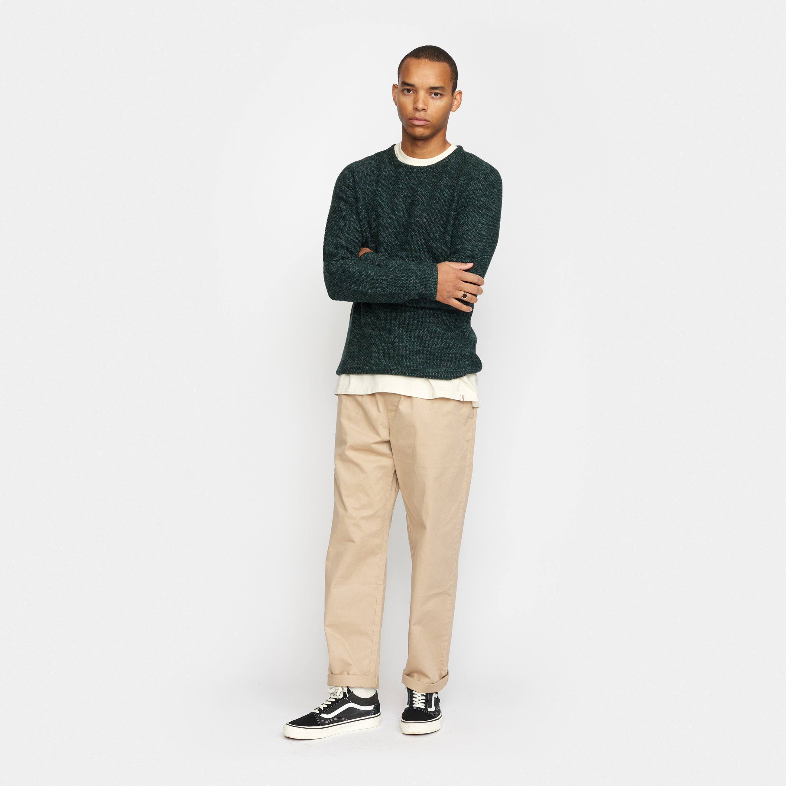 Revolution Knit Sweater Knitwear Green