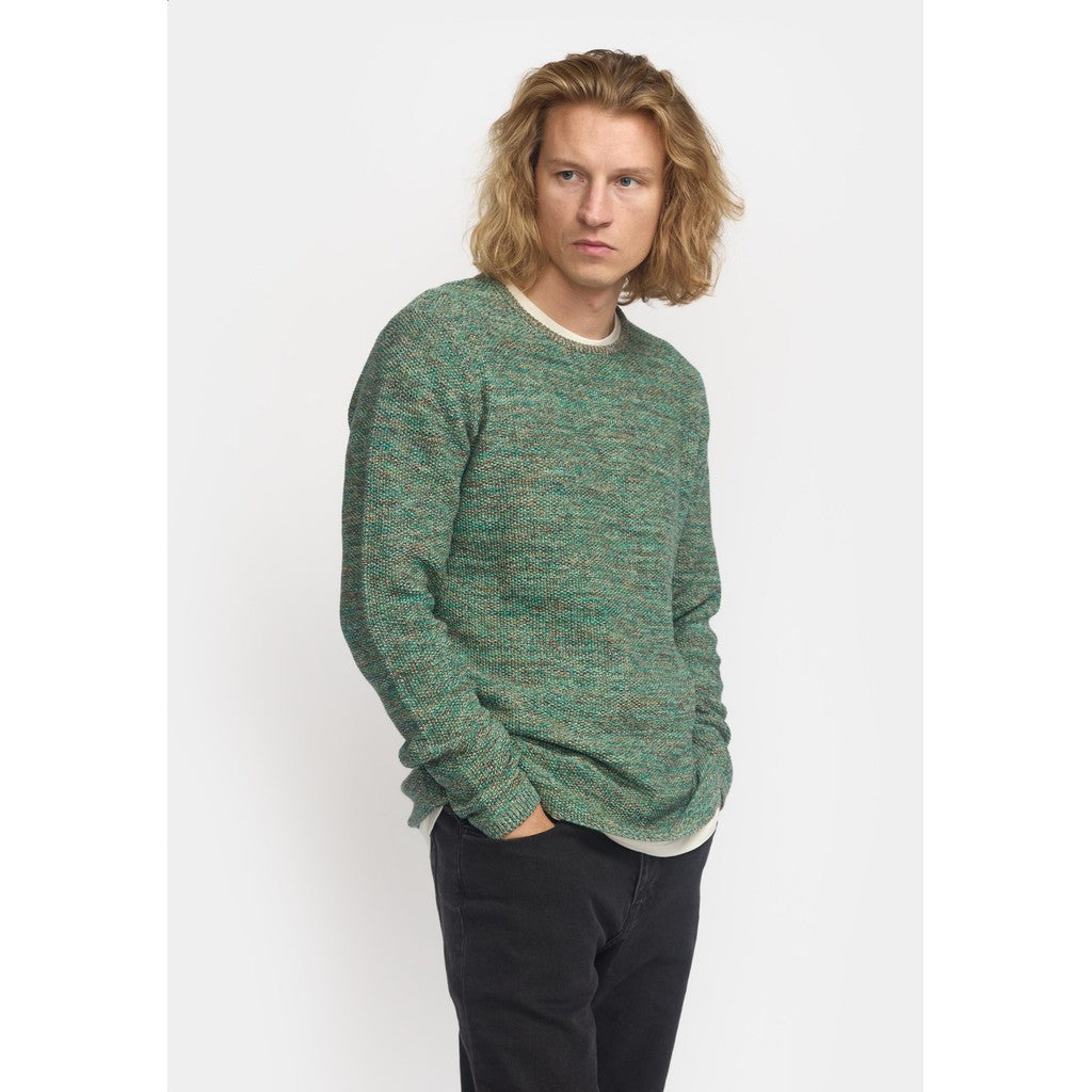 Revolution Knit Sweater Knitwear Green-mix