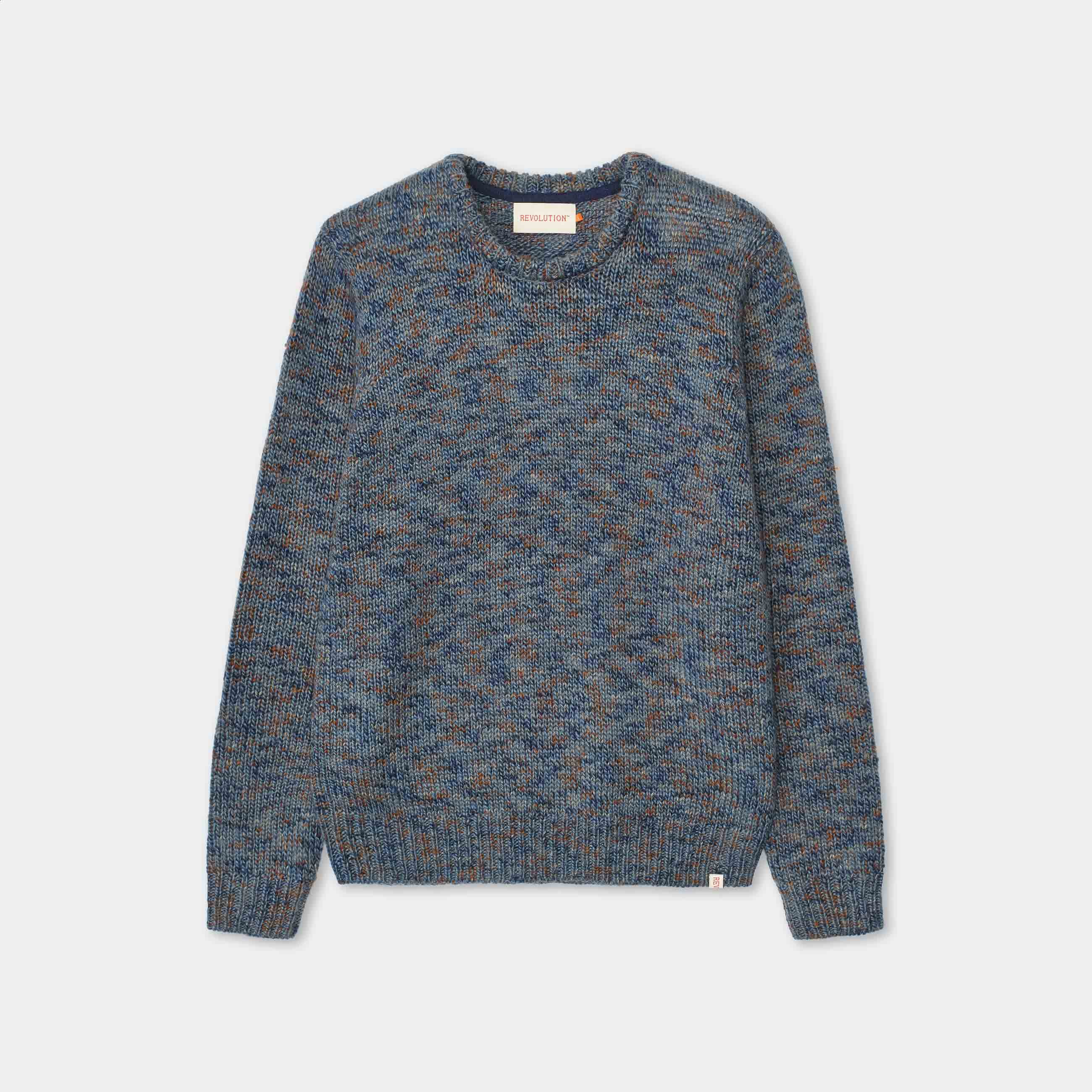 Revolution Knit Sweater Knitwear Blue
