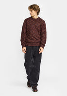 Revolution Knit Sweater Knitwear Burgundy