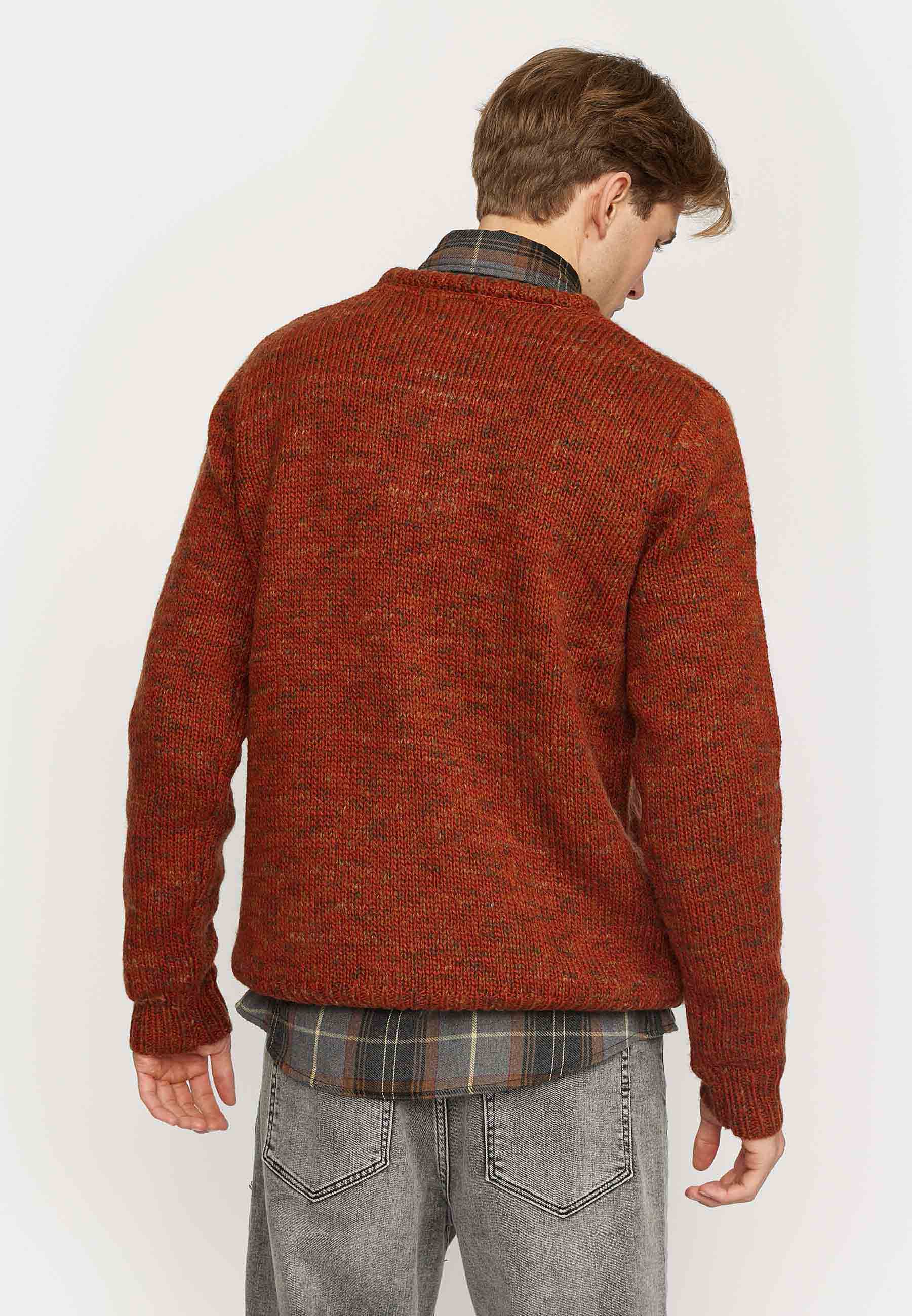 Revolution Knit Sweater Knitwear Darkred