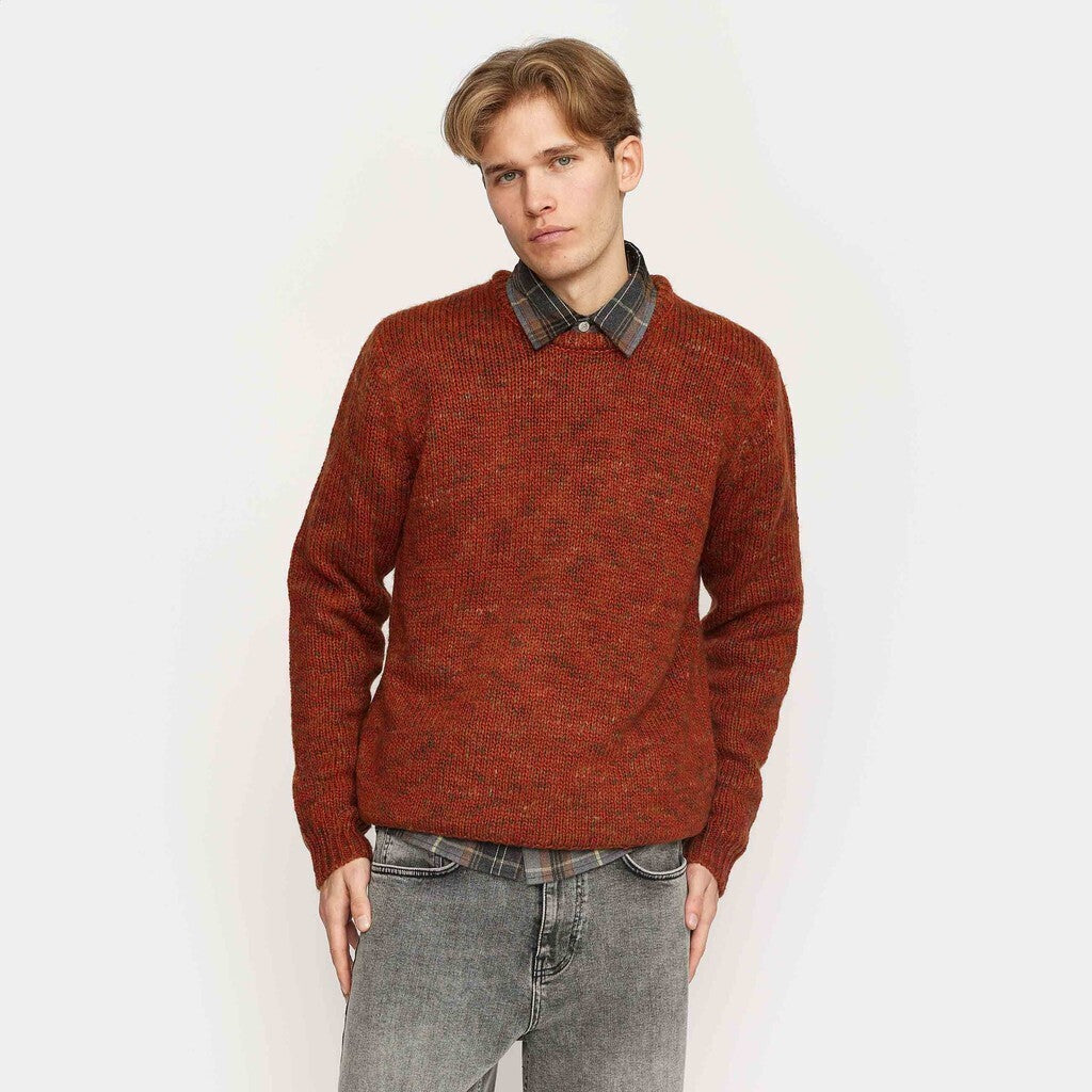 Revolution Knit Sweater Knitwear Darkred