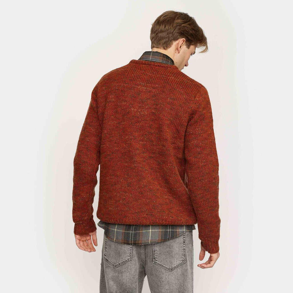 Revolution Knit Sweater Knitwear Darkred