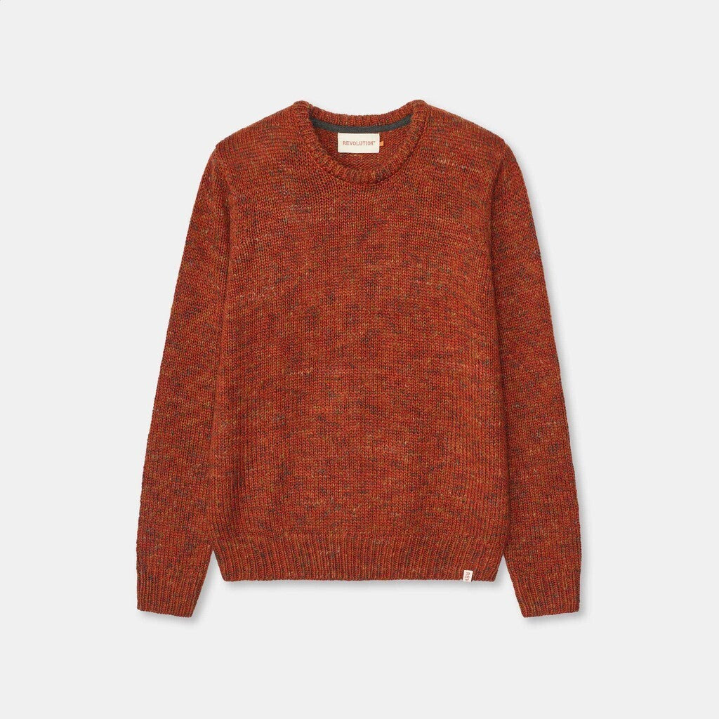 Revolution Knit Sweater Knitwear Darkred