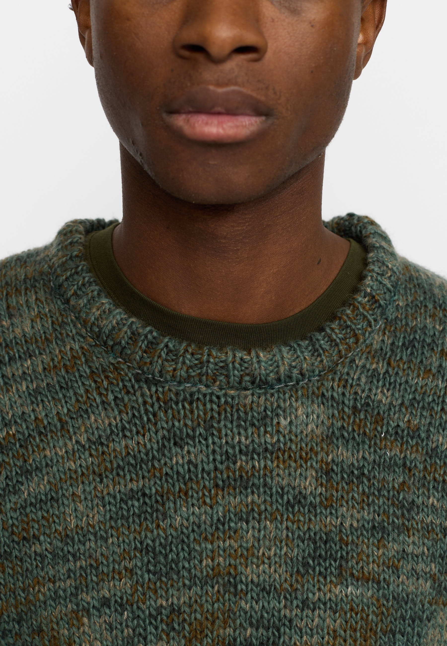 Revolution Knit Sweater Knitwear Green