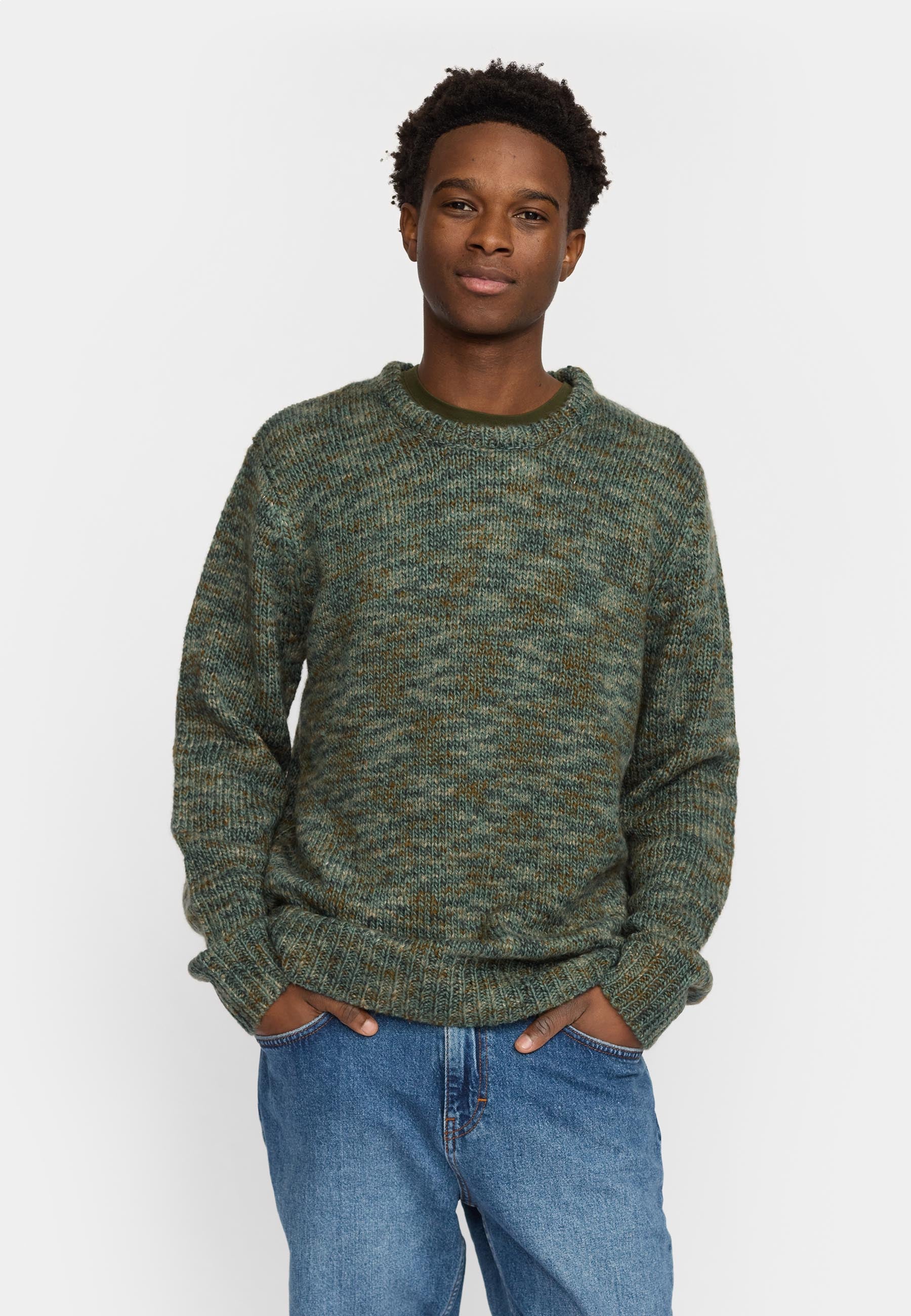 Revolution Knit Sweater Knitwear Green
