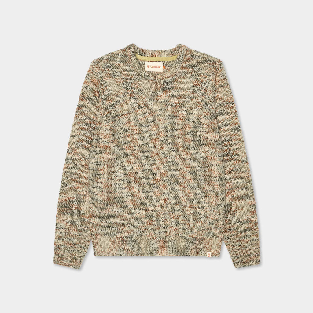 Revolution Knit Sweater Knitwear Lightkhaki