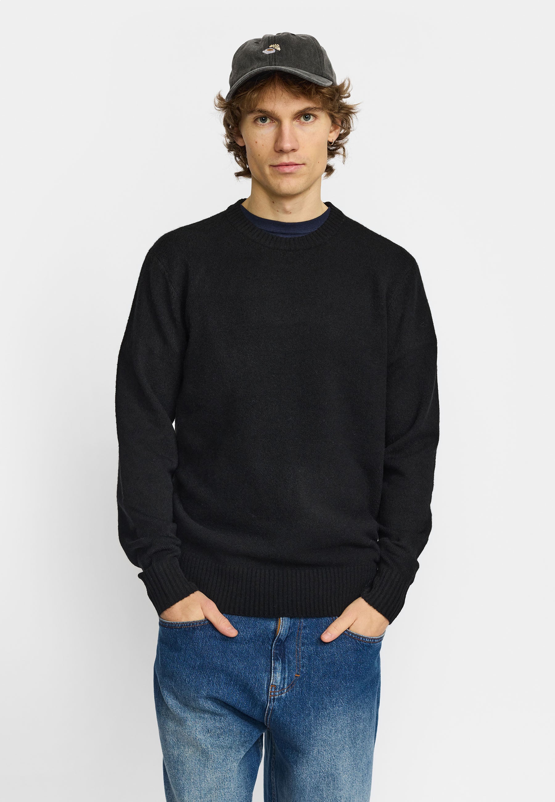 Revolution Knit Sweater Knitwear Black