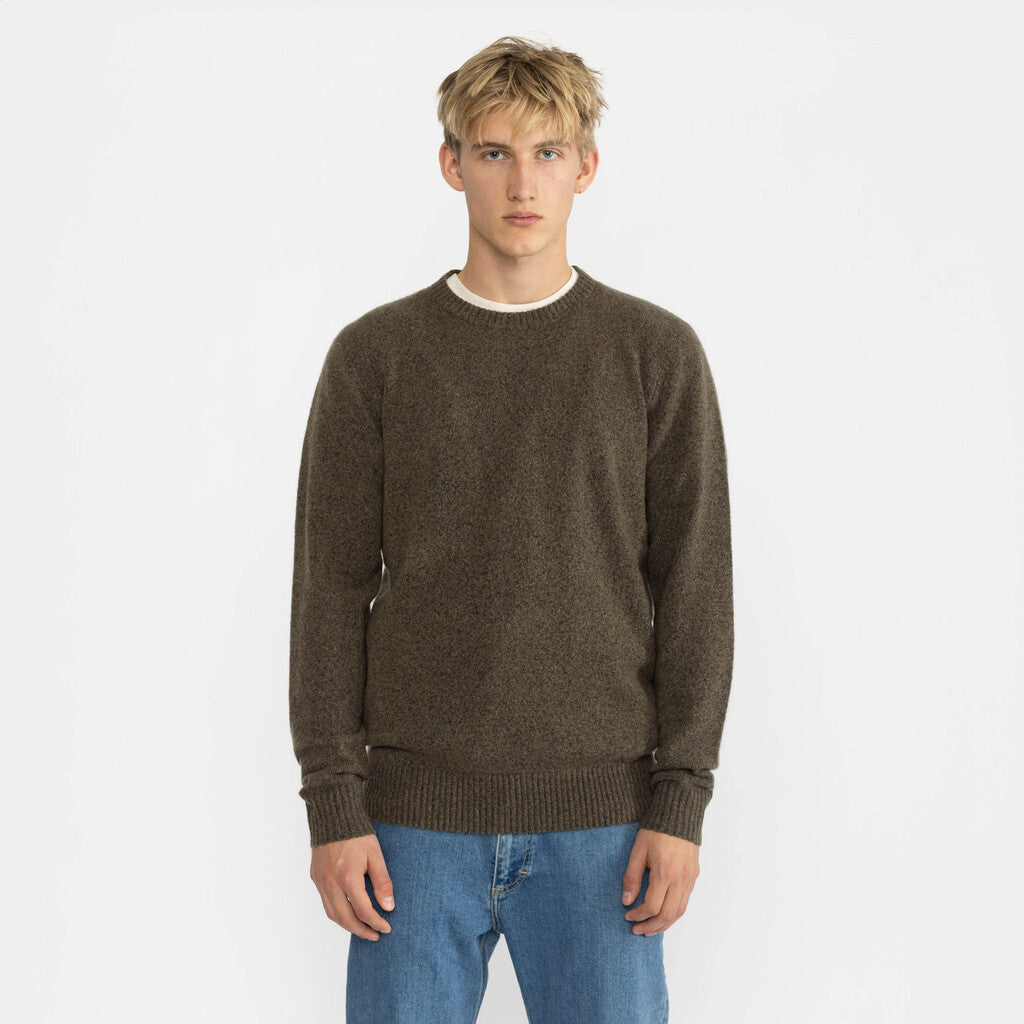 Revolution Knit Sweater Knitwear Brown