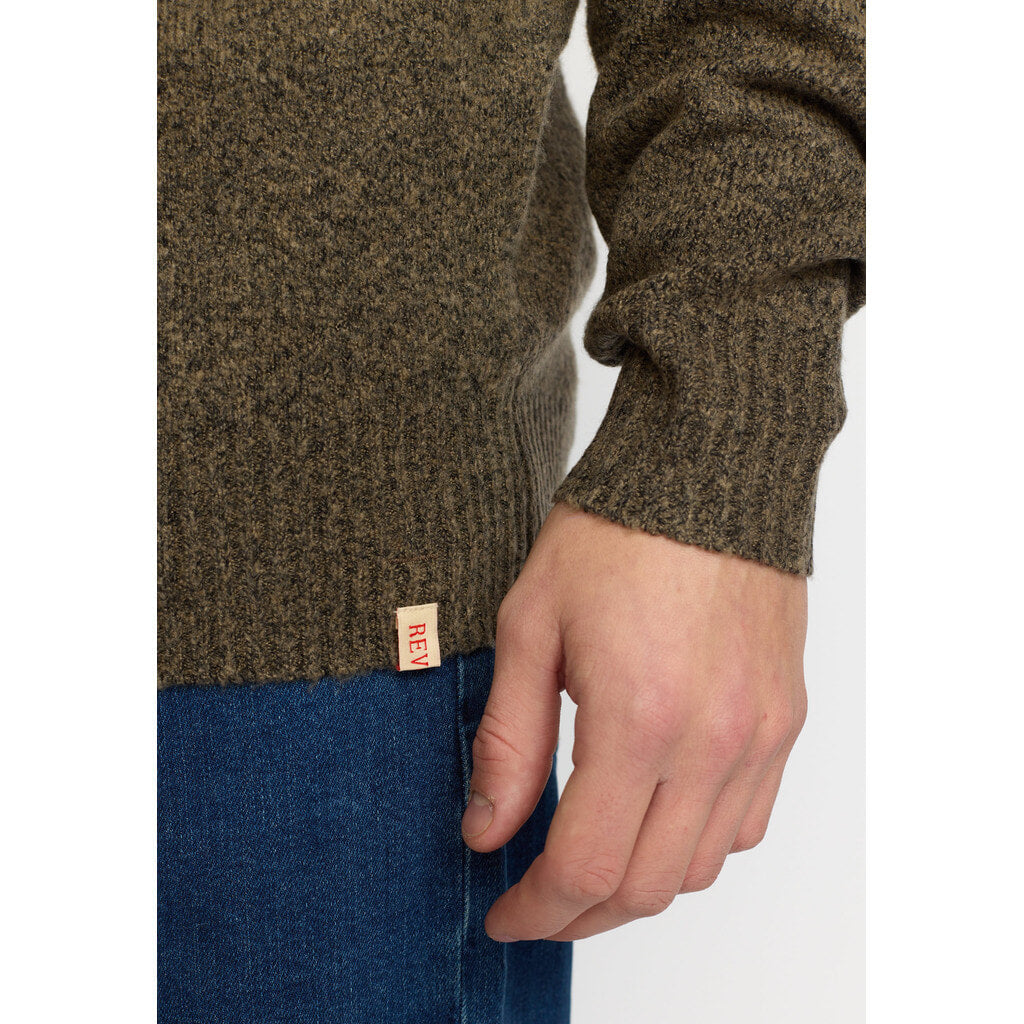 Revolution Knit Sweater Knitwear Brown