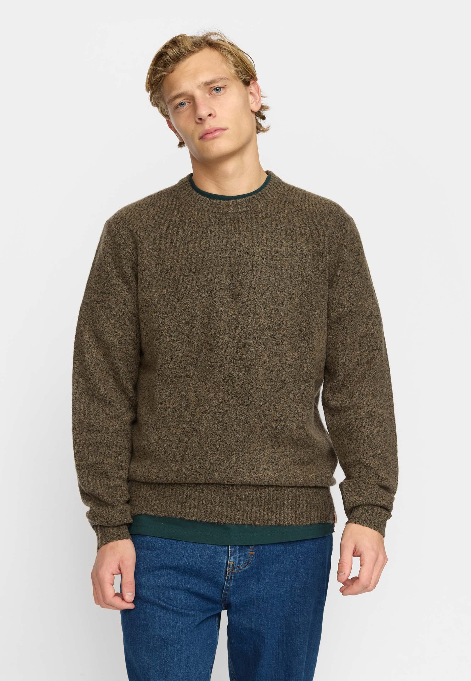 Revolution Knit Sweater Knitwear Brown