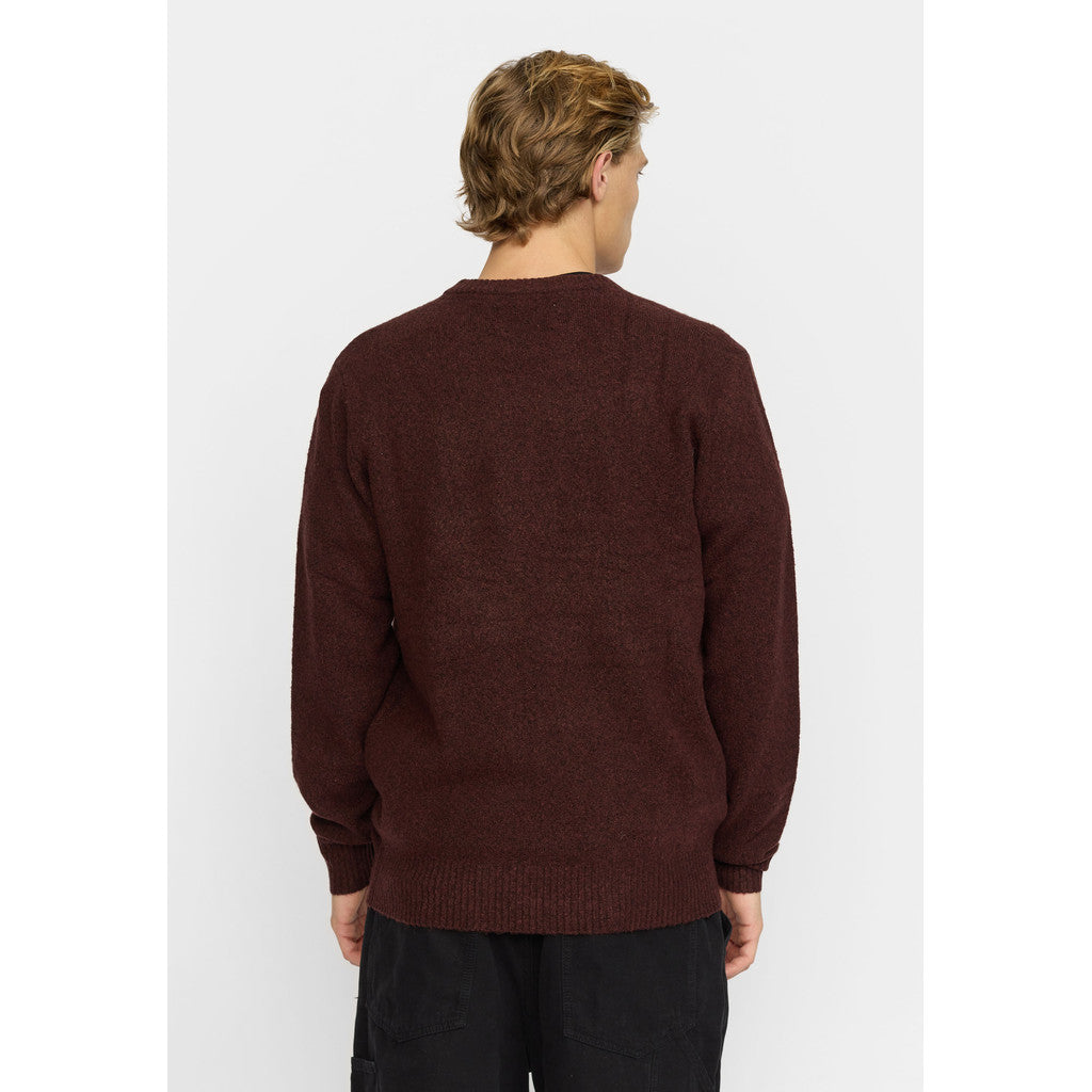 Revolution Knit Sweater Knitwear Burgundy