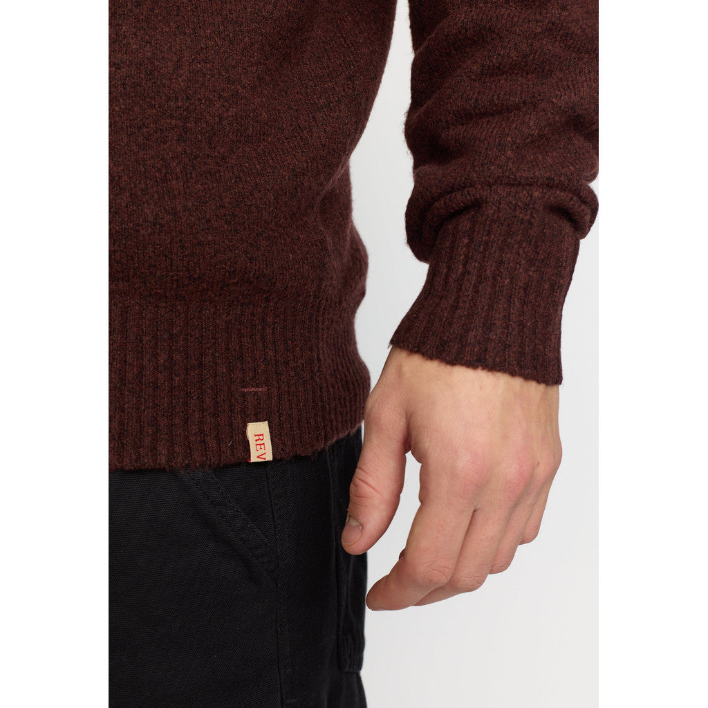 Revolution Knit Sweater Knitwear Burgundy
