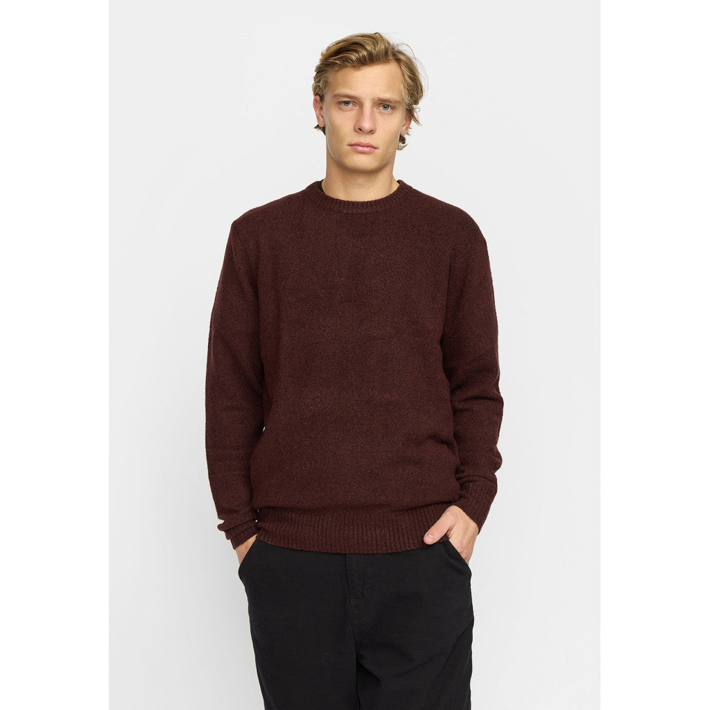 Revolution Knit Sweater Knitwear Burgundy