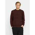 Revolution Knit Sweater Knitwear Burgundy