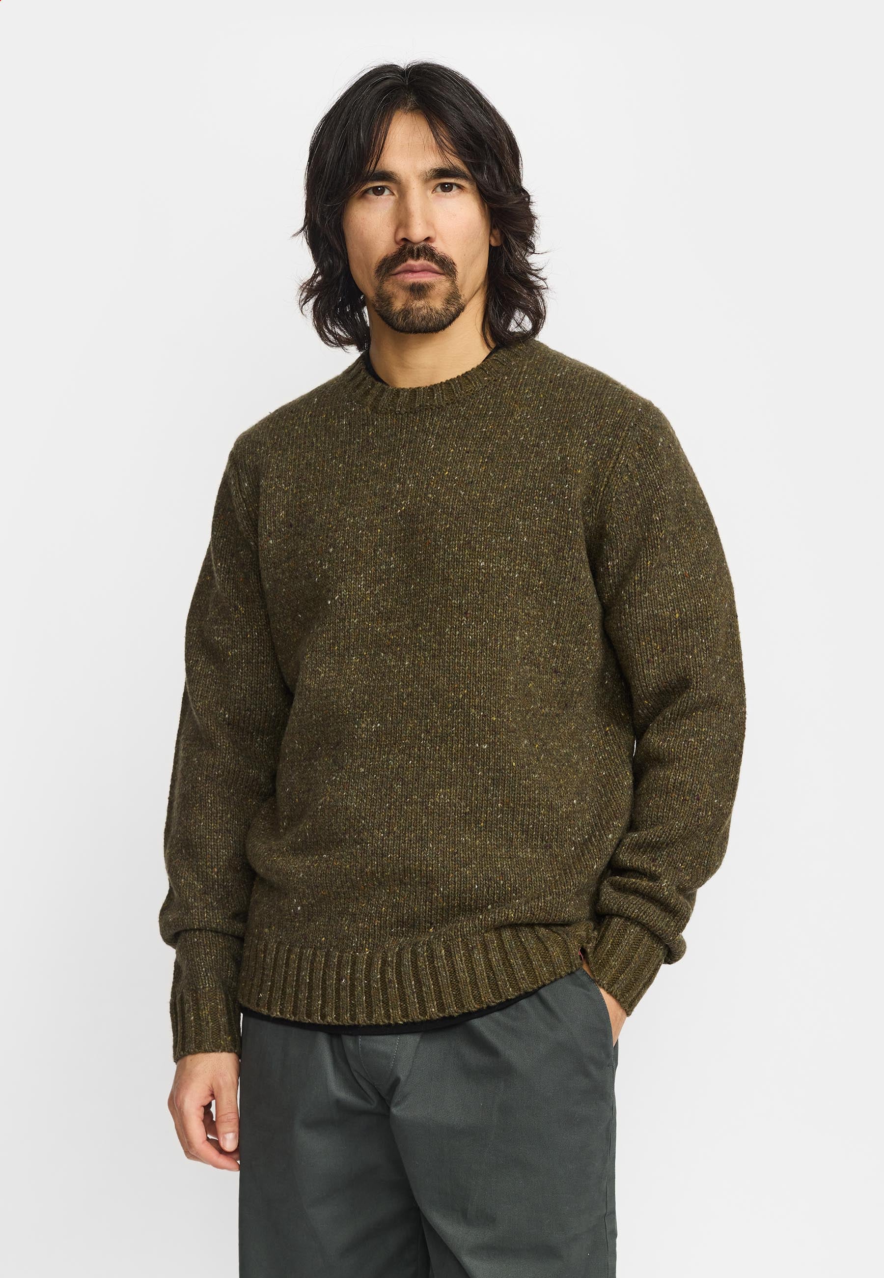 Revolution Knit Sweater Knitwear Army