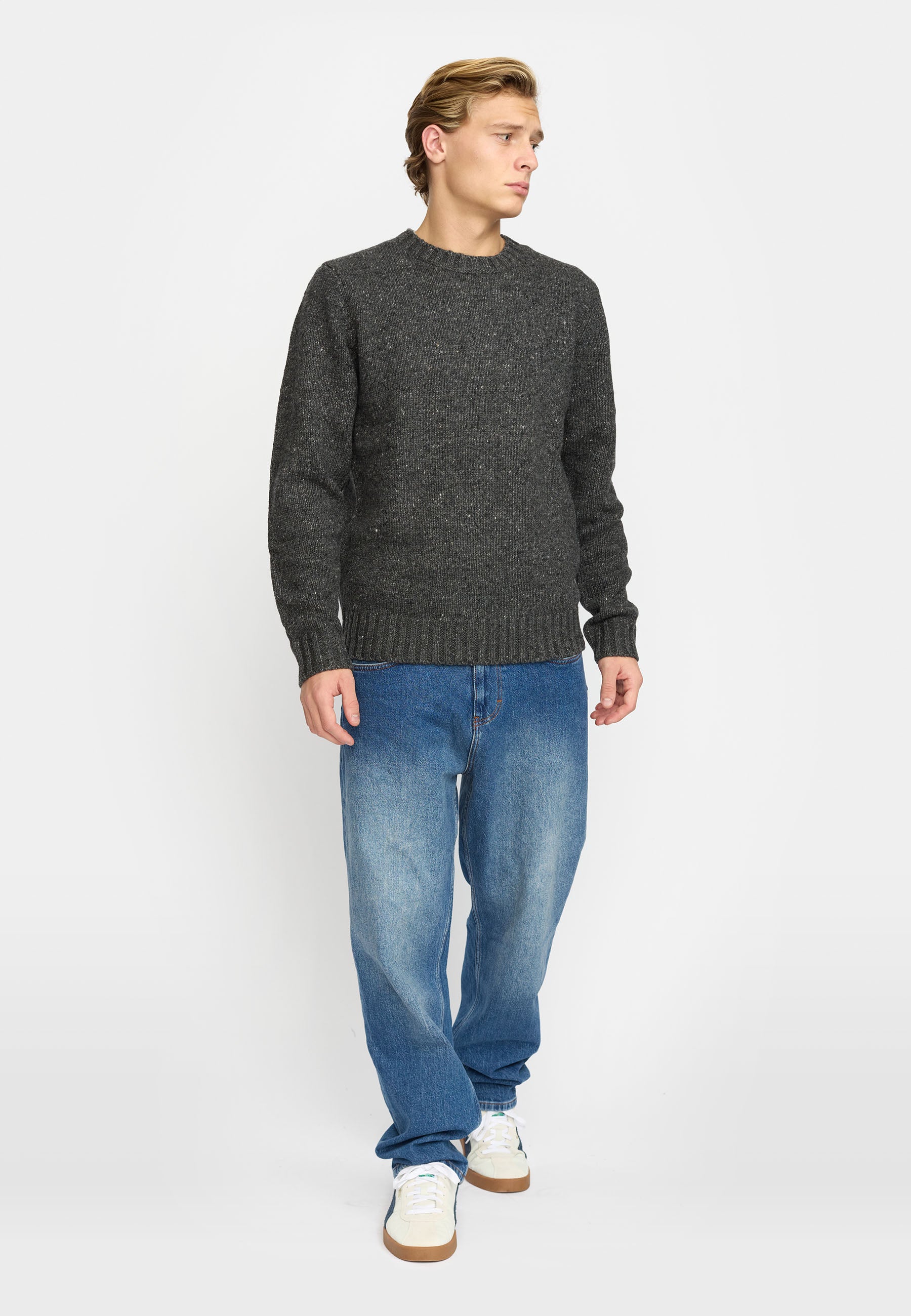 Revolution Knit Sweater Knitwear Black
