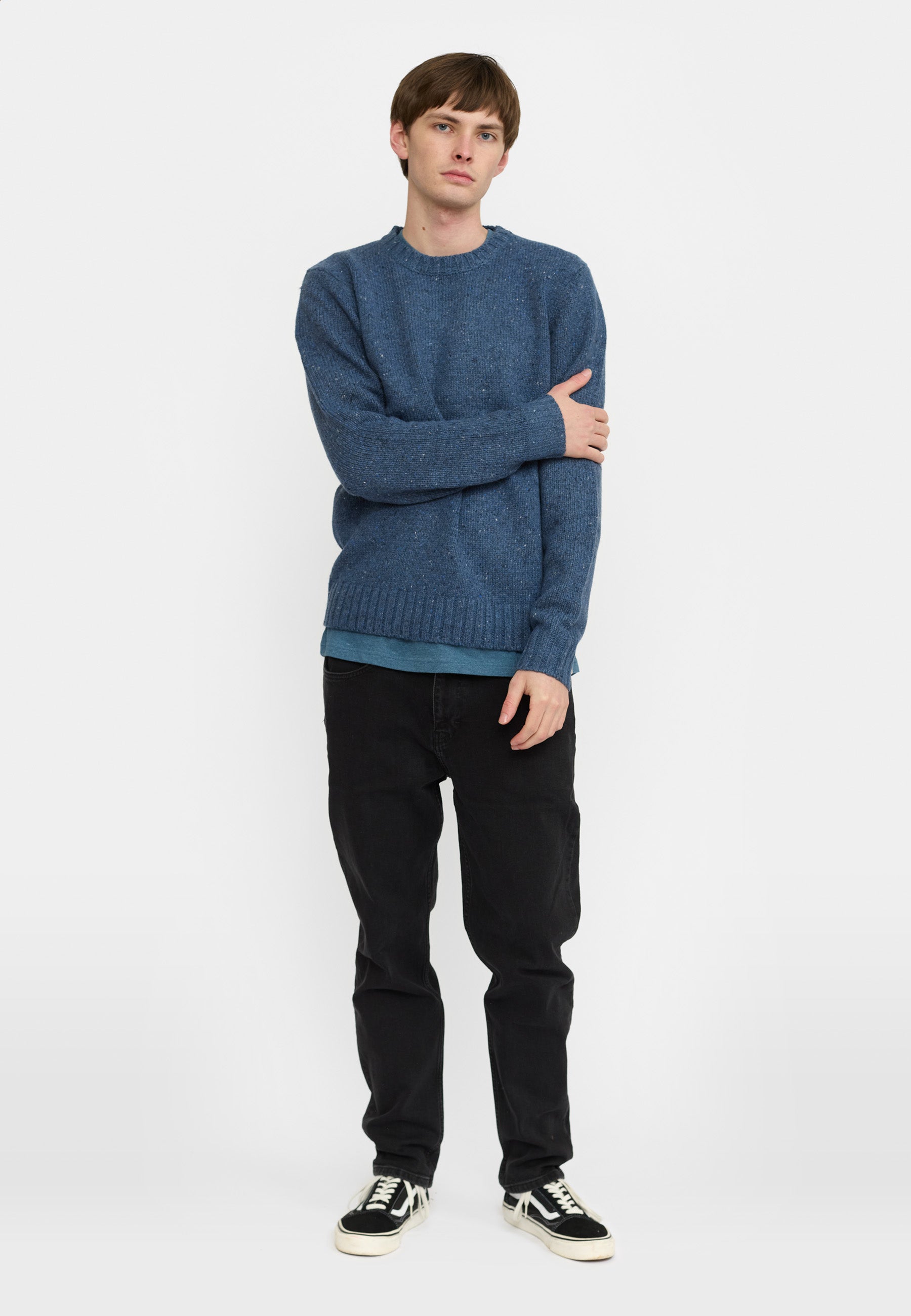 Revolution Knit Sweater Knitwear Blue