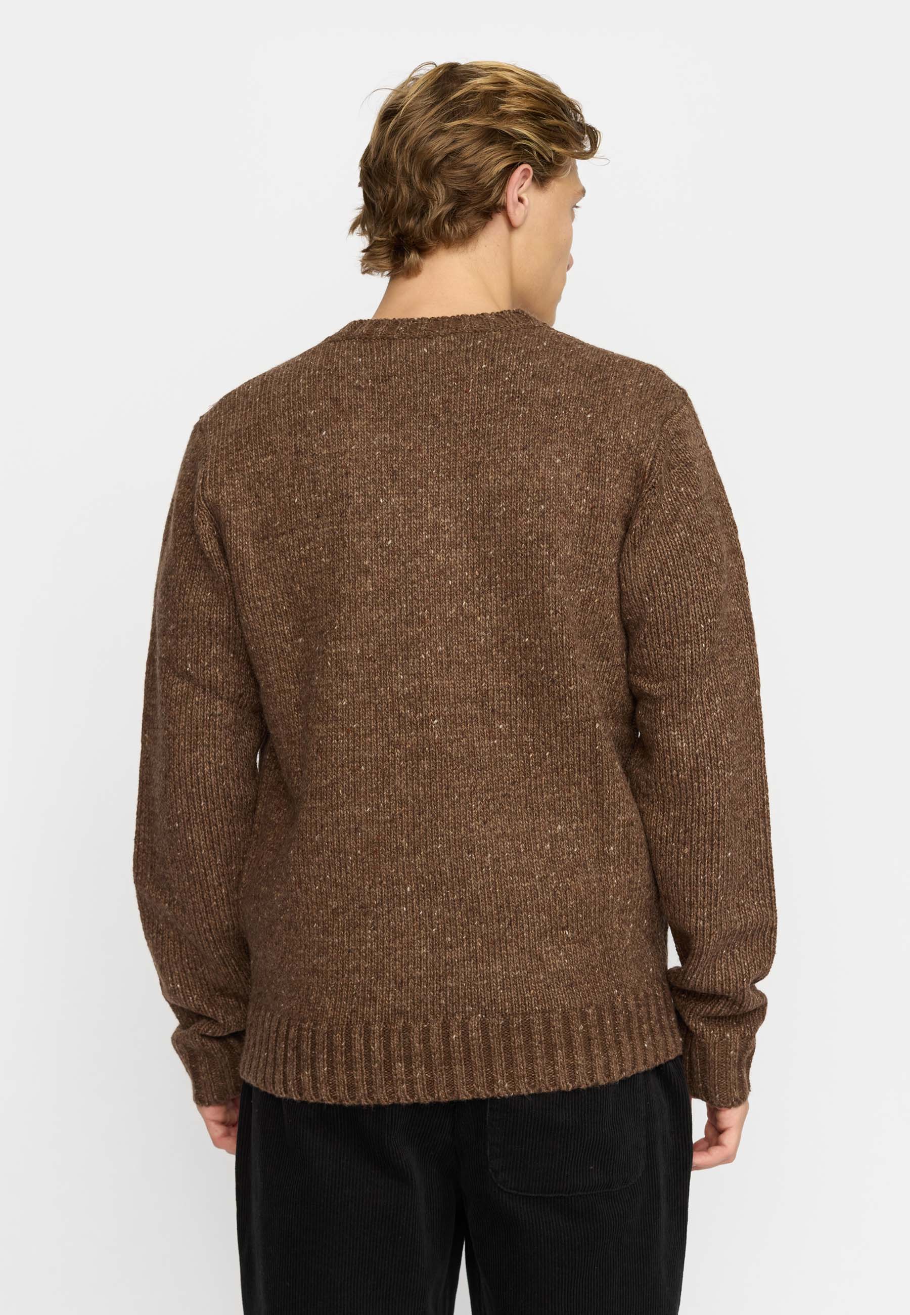 Revolution Knit Sweater Knitwear Brown