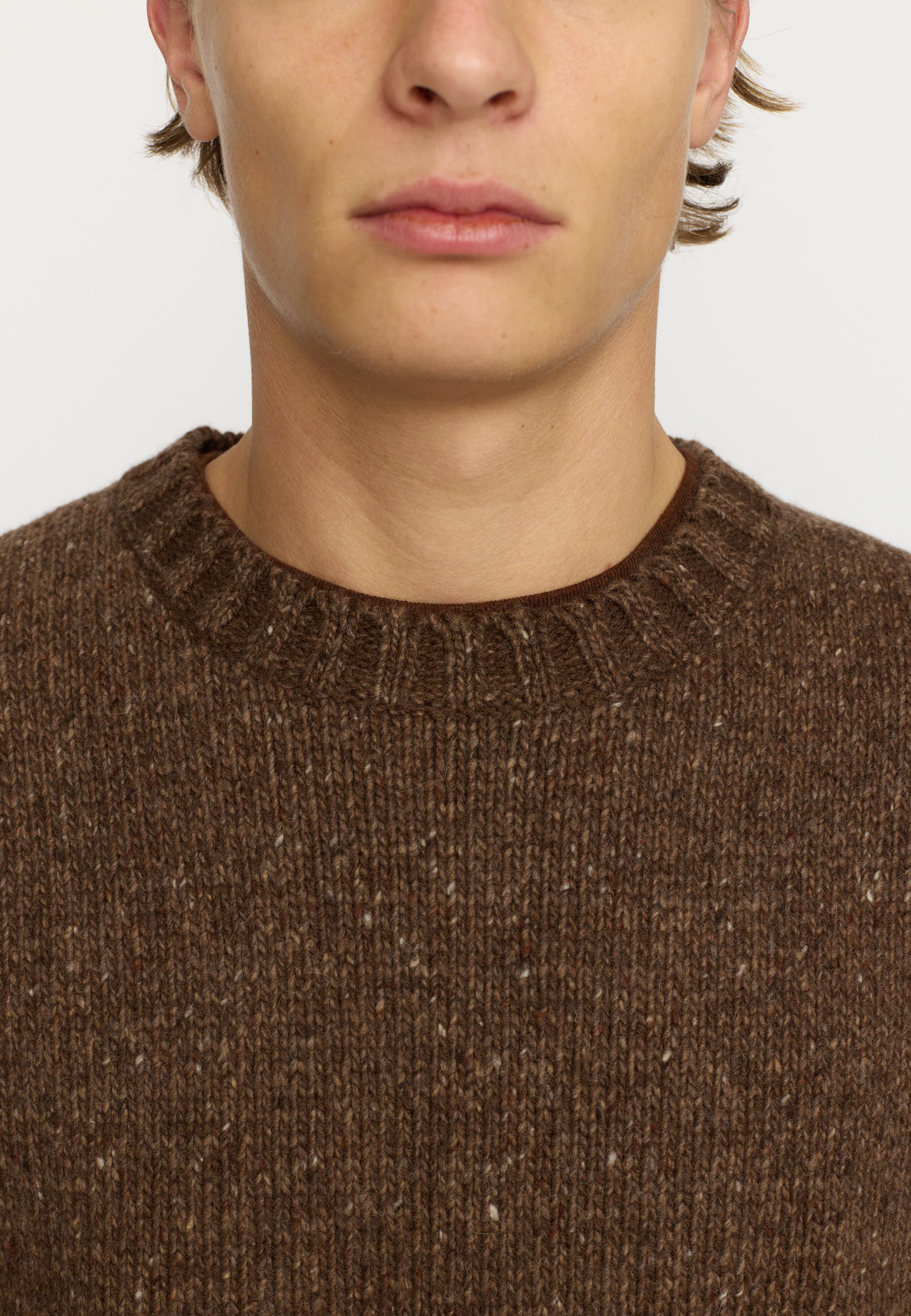 Revolution Knit Sweater Knitwear Brown