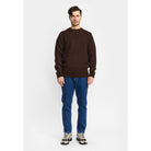 Revolution Knit Sweater Knitwear Darkbrown