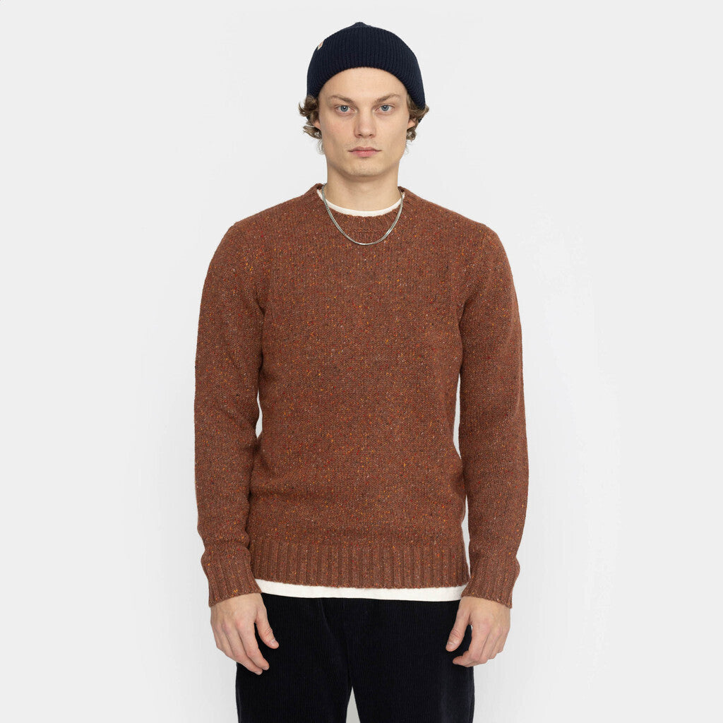 Revolution Knit Sweater Knitwear Darkred