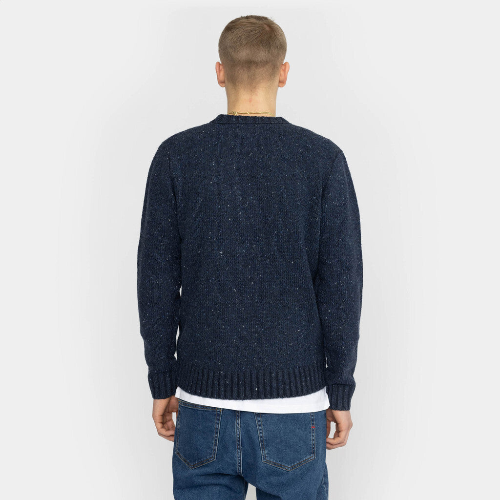 Revolution Knit Sweater Knitwear Navy