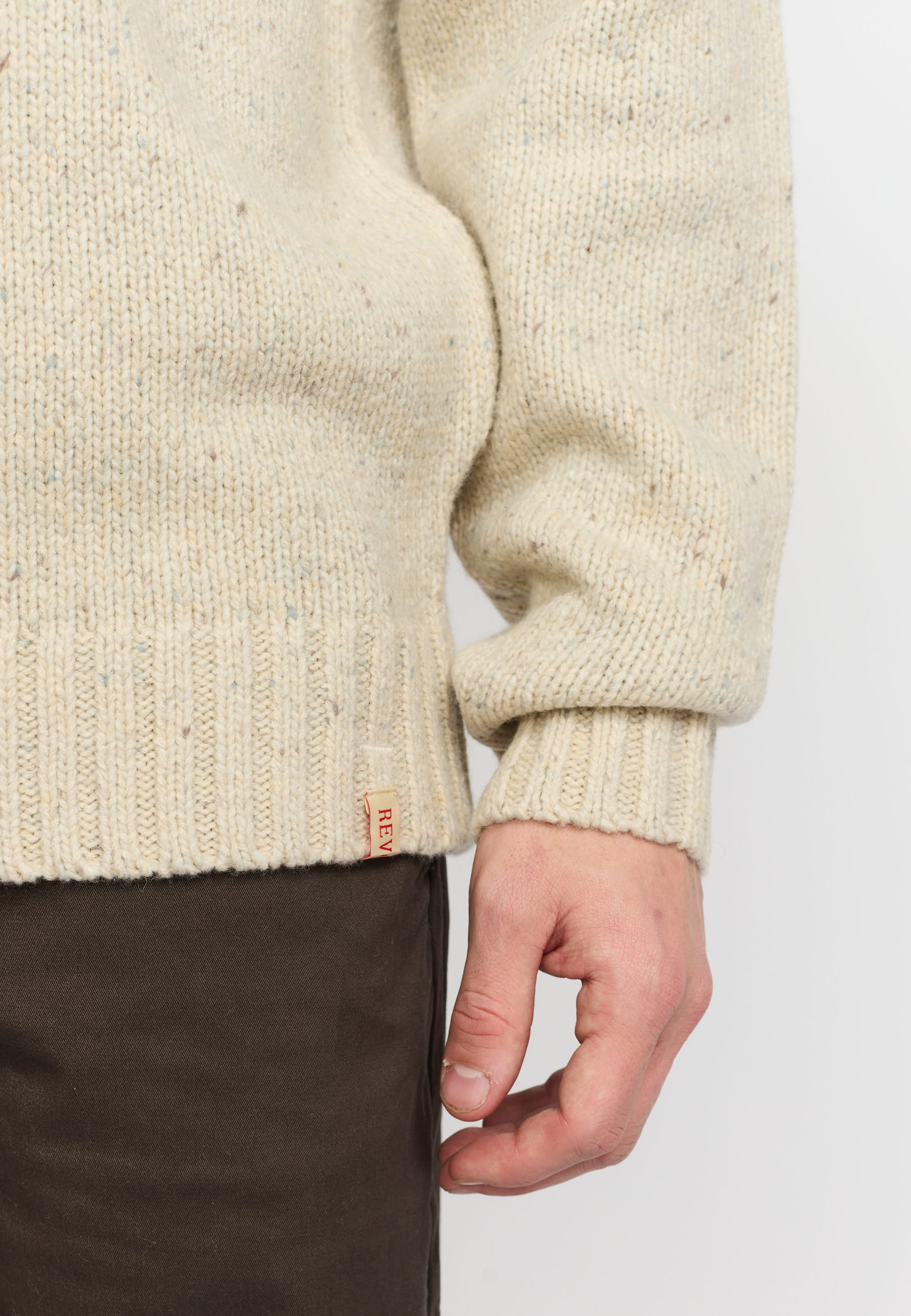 Revolution Knit Sweater Knitwear White