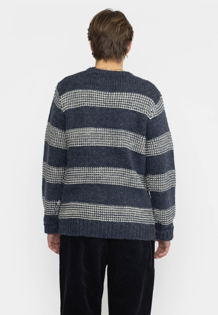 Revolution Knit Sweater Knitwear Navy