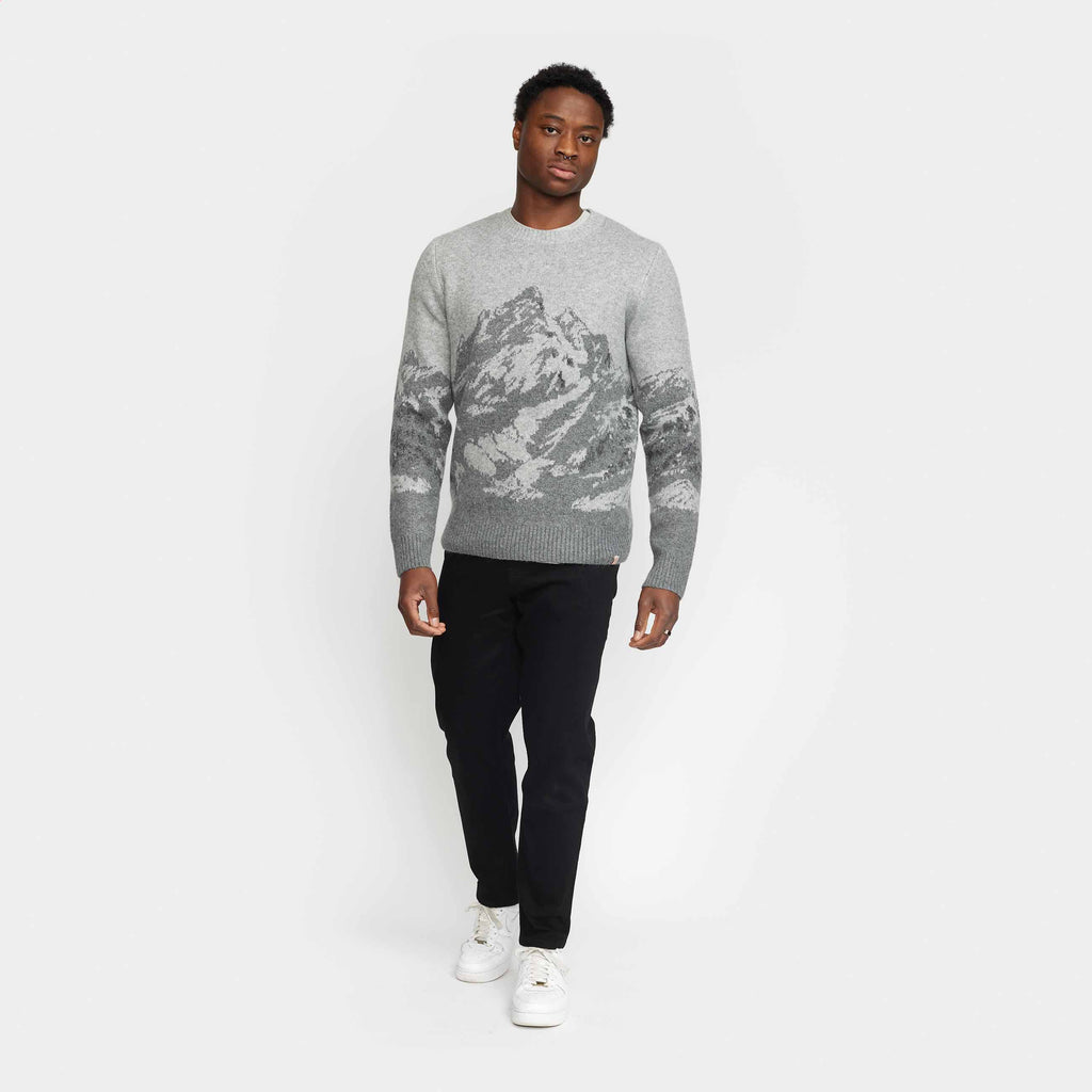 Revolution Knit Sweater Knitwear Grey