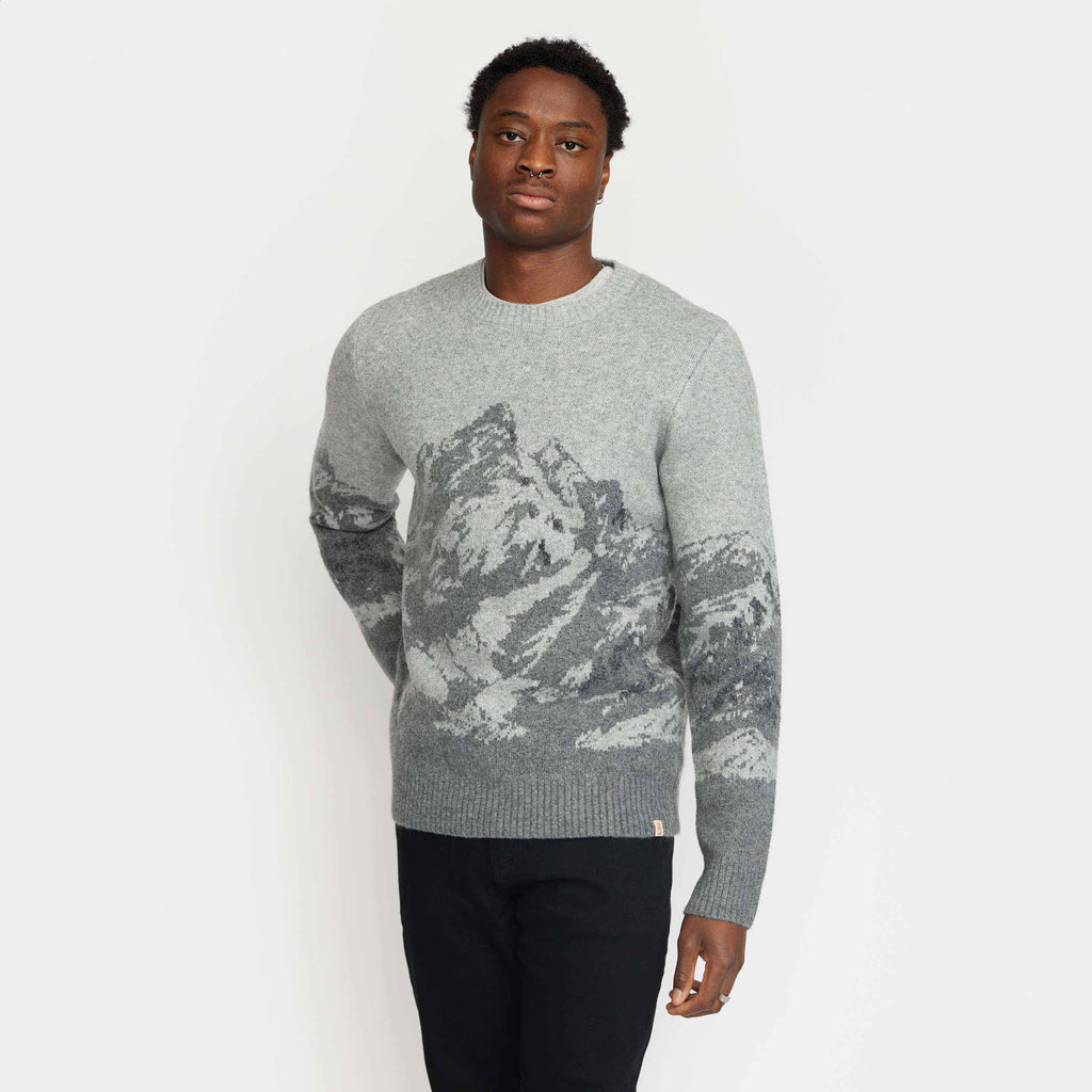 Revolution Knit Sweater Knitwear Grey