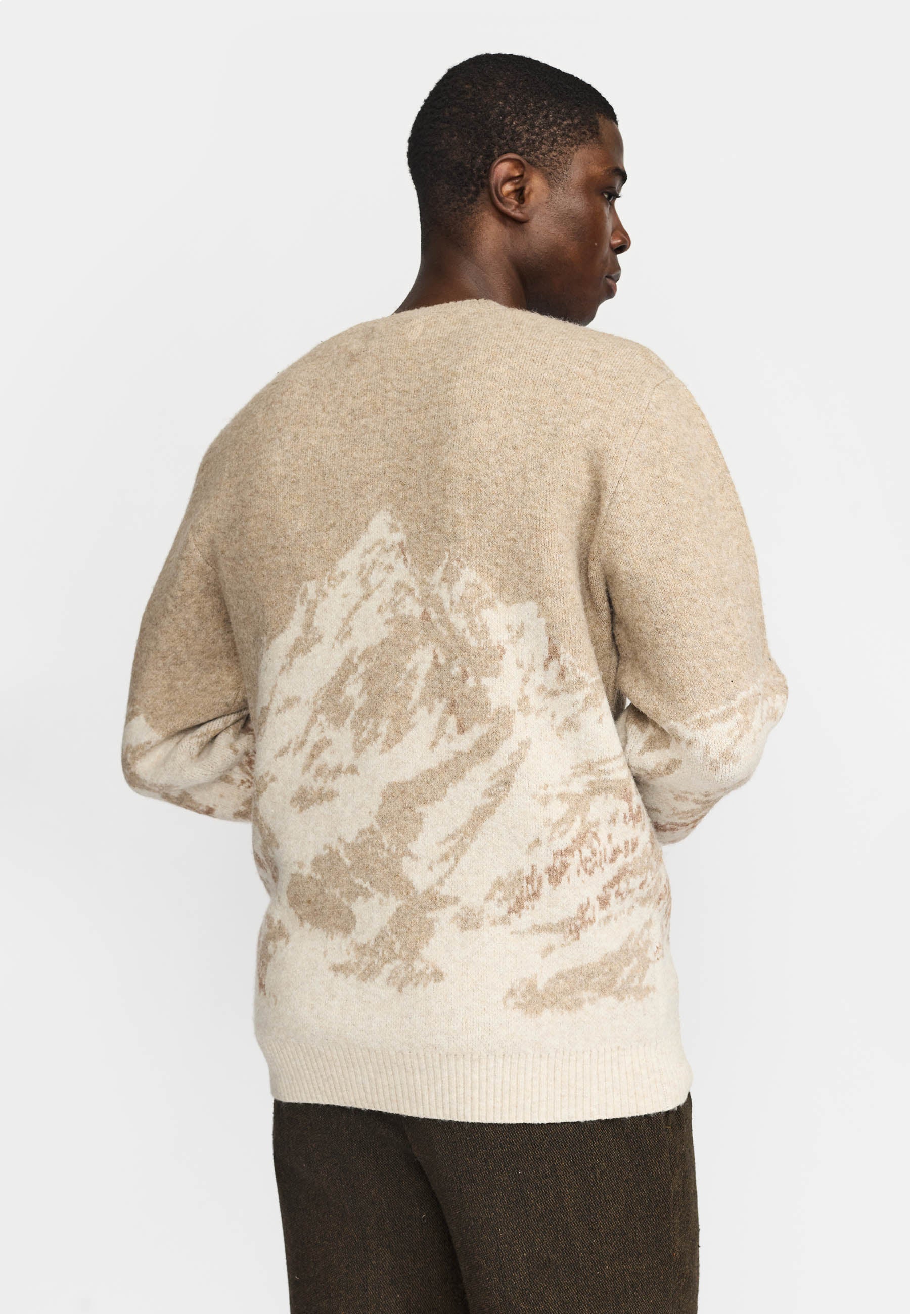 Revolution Knit Sweater Knitwear Lightbrown