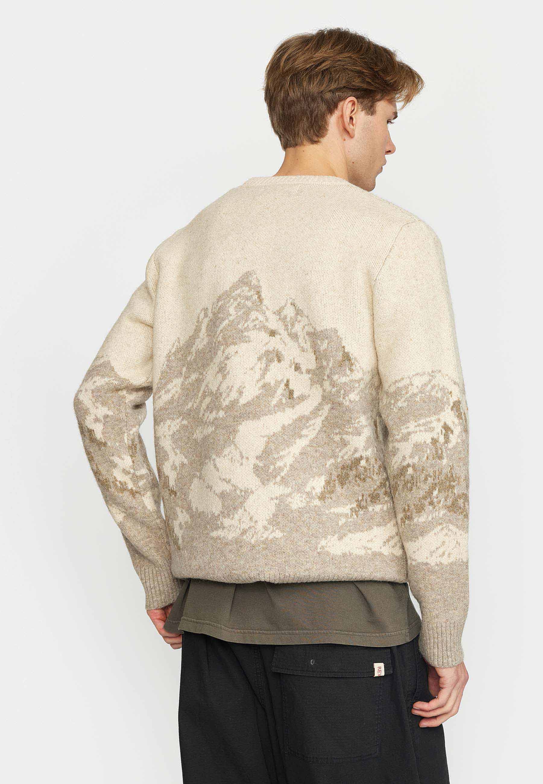 Revolution Knit Sweater Knitwear Offwhite