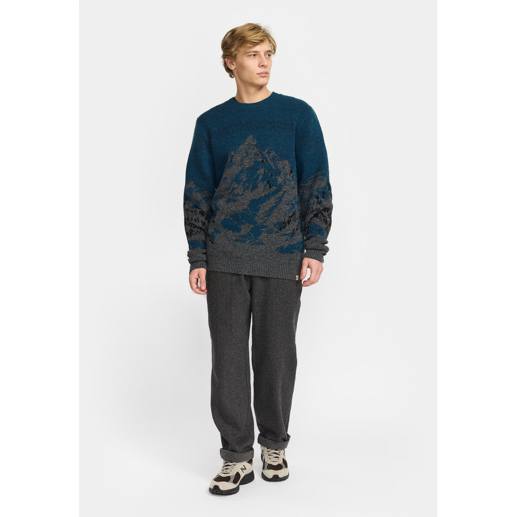 Revolution Knit Sweater Knitwear Petrol