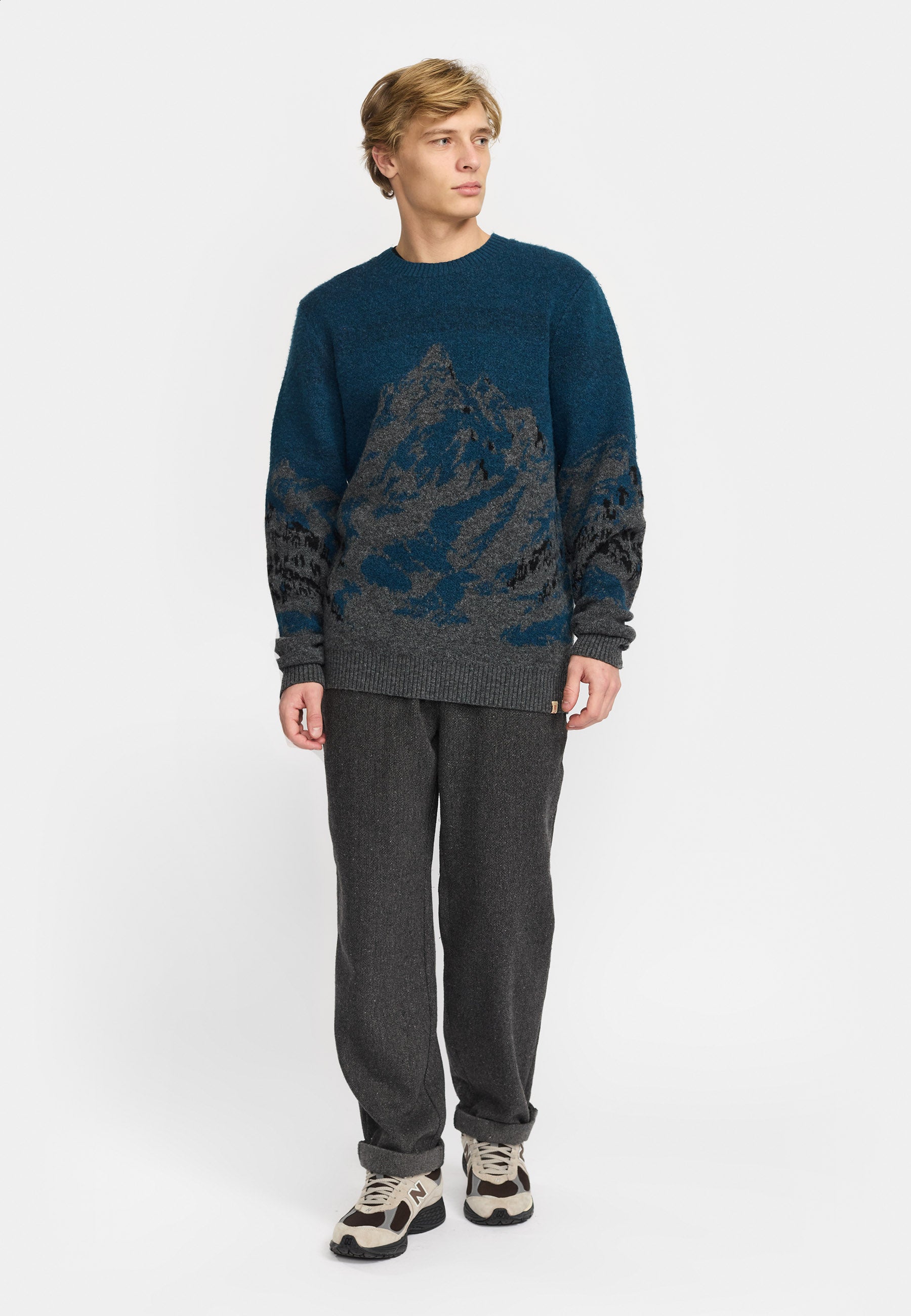 Revolution Knit Sweater Knitwear Petrol