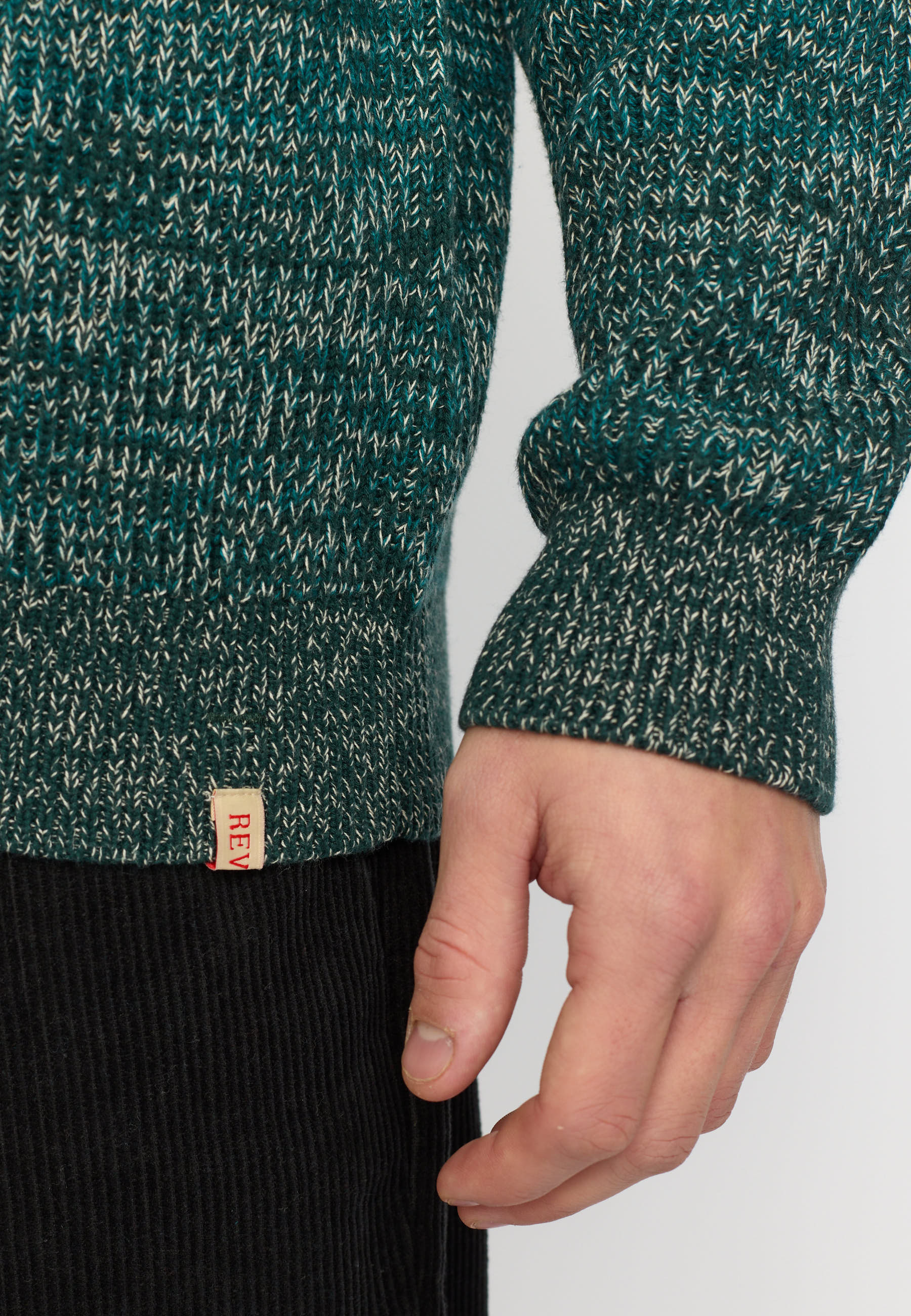 Revolution Knit Sweater Knitwear Green
