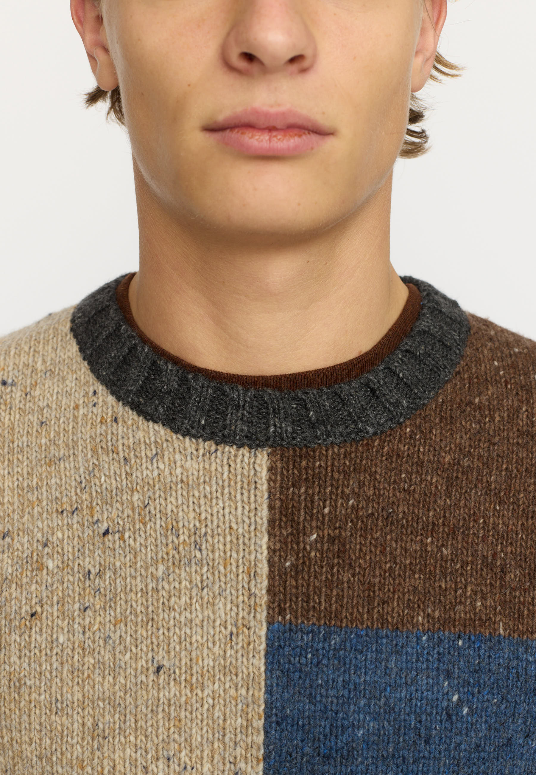 Revolution Knit Sweater Knitwear Blue