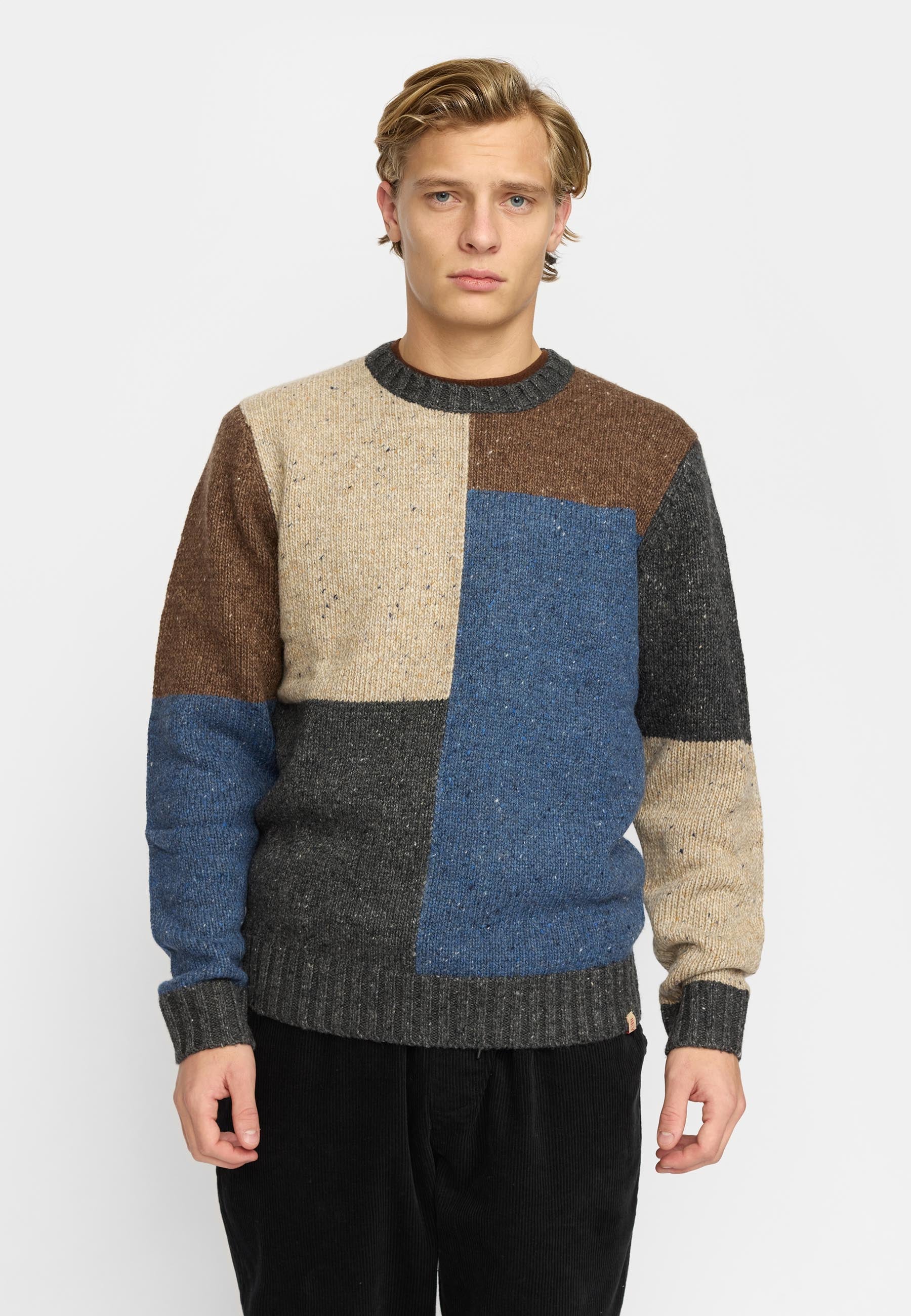 Revolution Knit Sweater Knitwear Blue