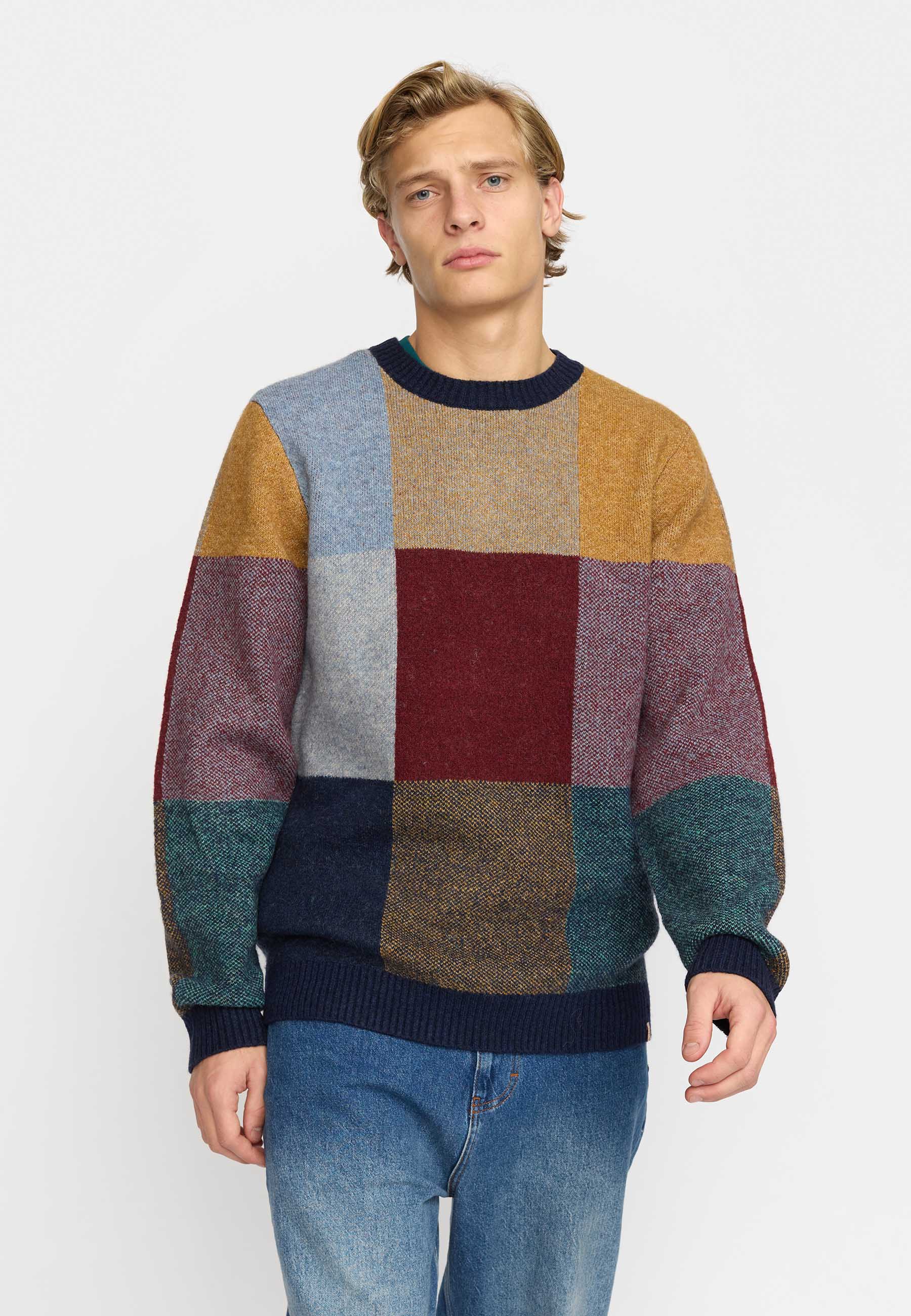 Revolution Knit Sweater Knitwear Navy