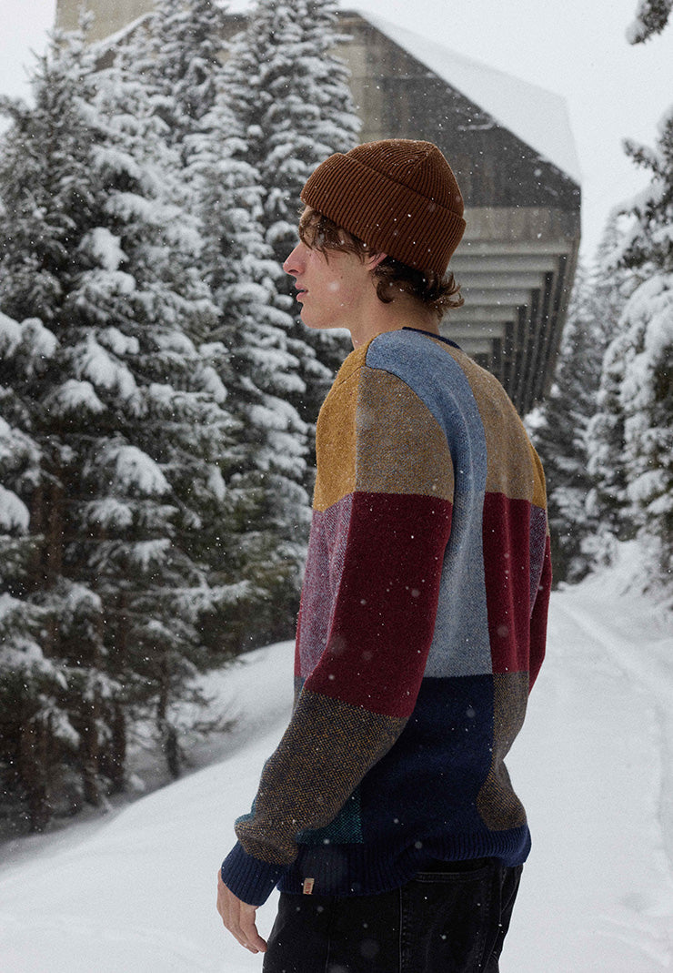 Revolution Knit Sweater Knitwear Navy